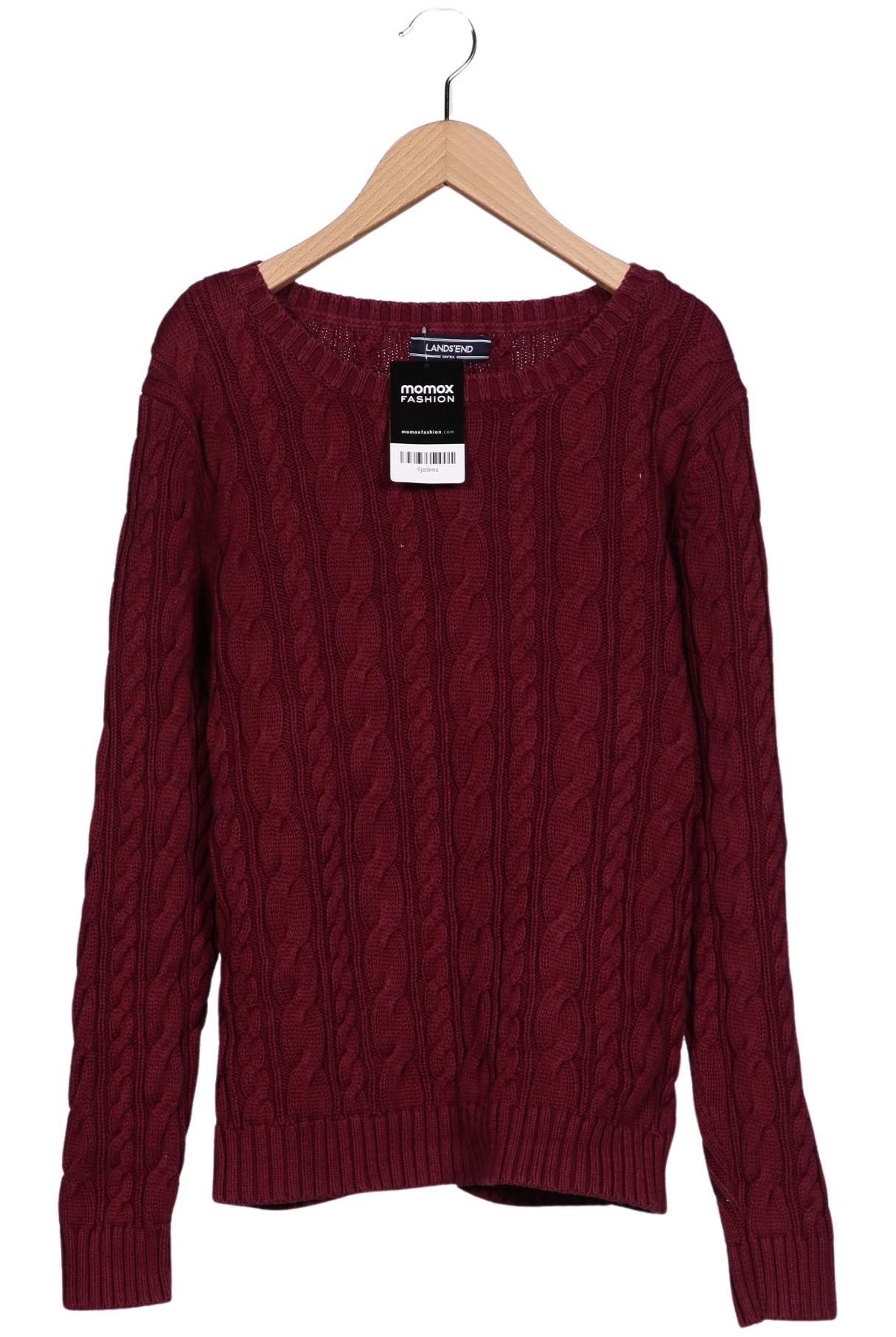 

Lands End Damen Pullover, bordeaux, Gr. 38