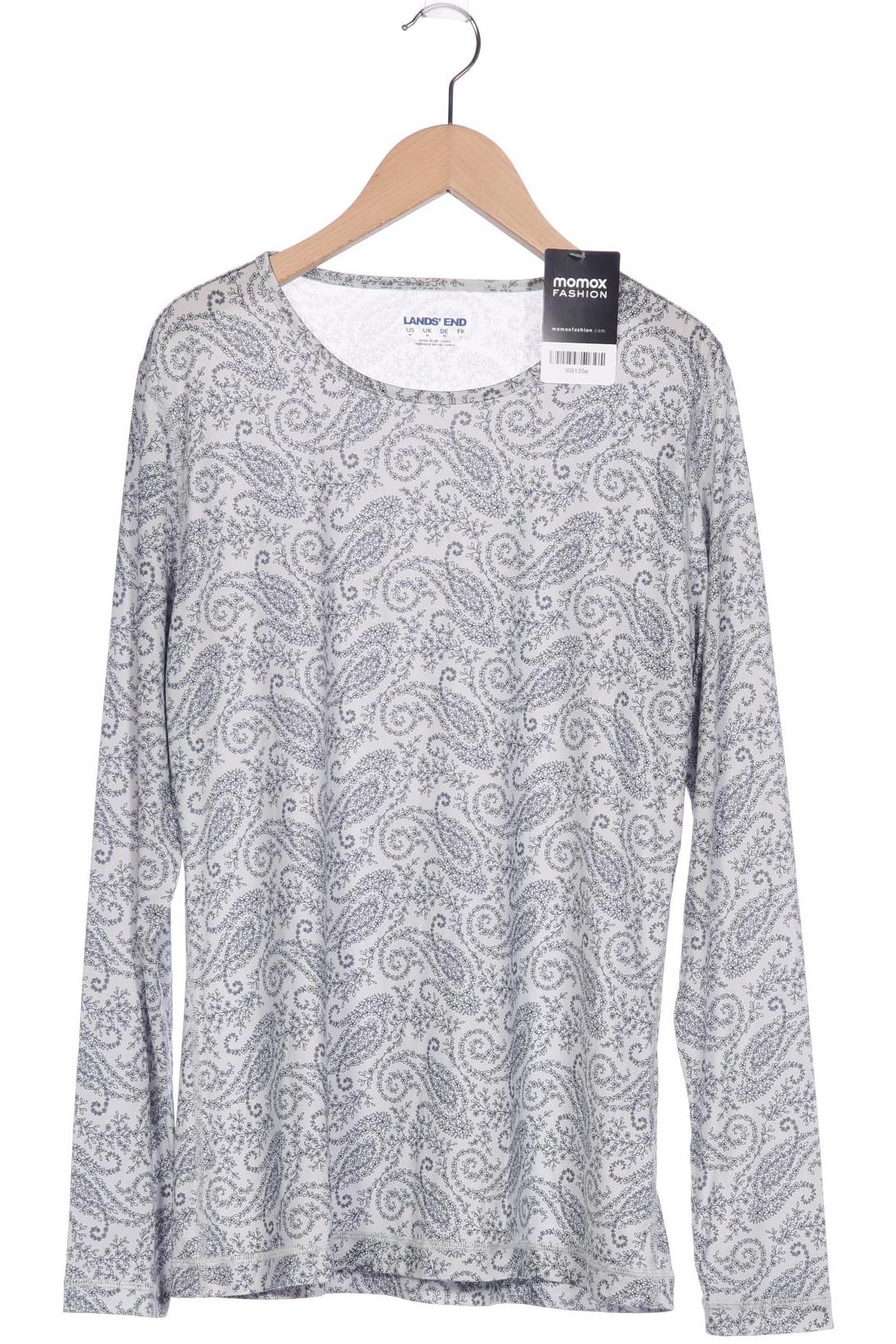 

Lands End Damen Langarmshirt, hellblau, Gr. 38