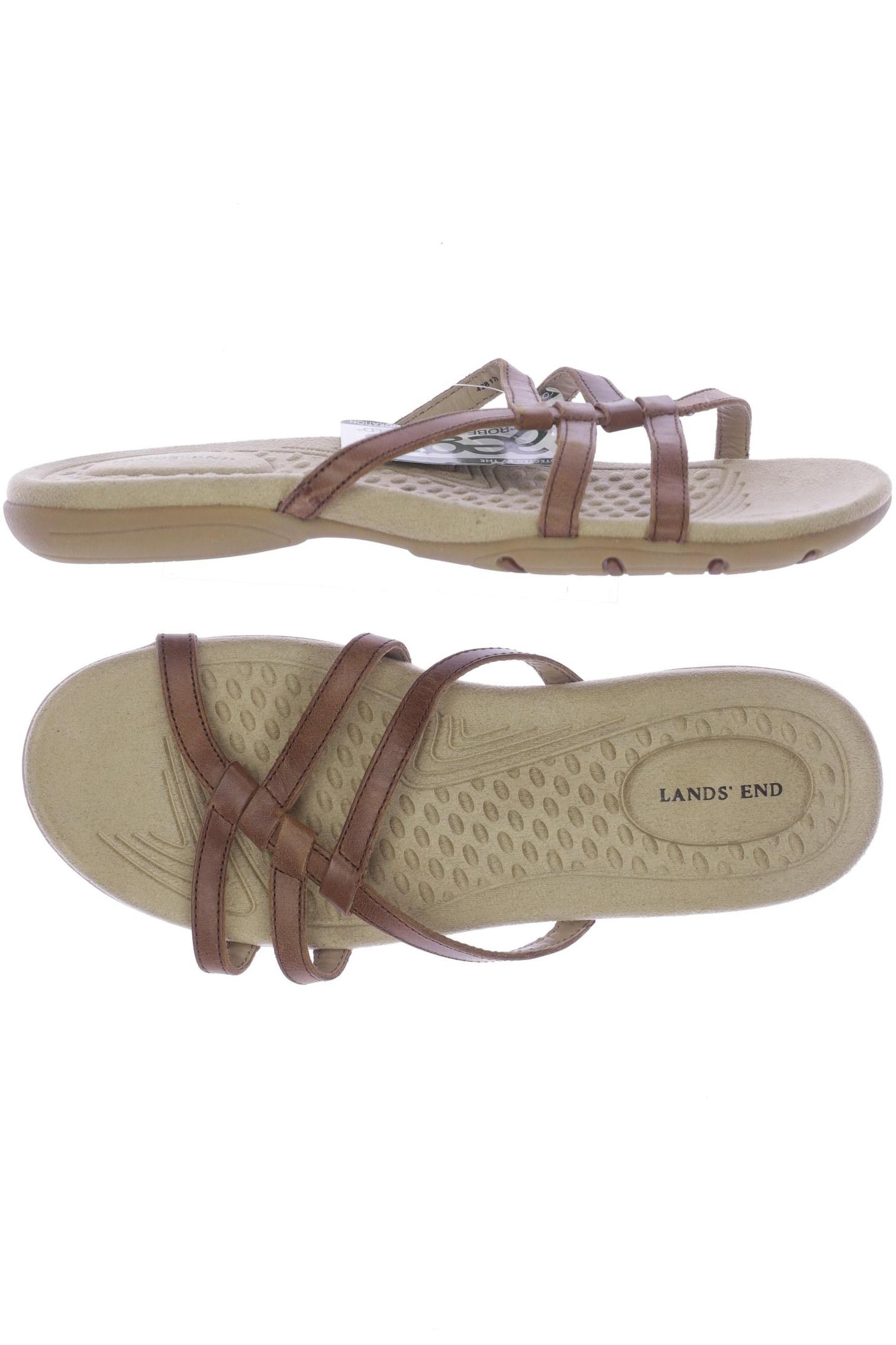 

Lands End Damen Sandale, braun, Gr. 42.5