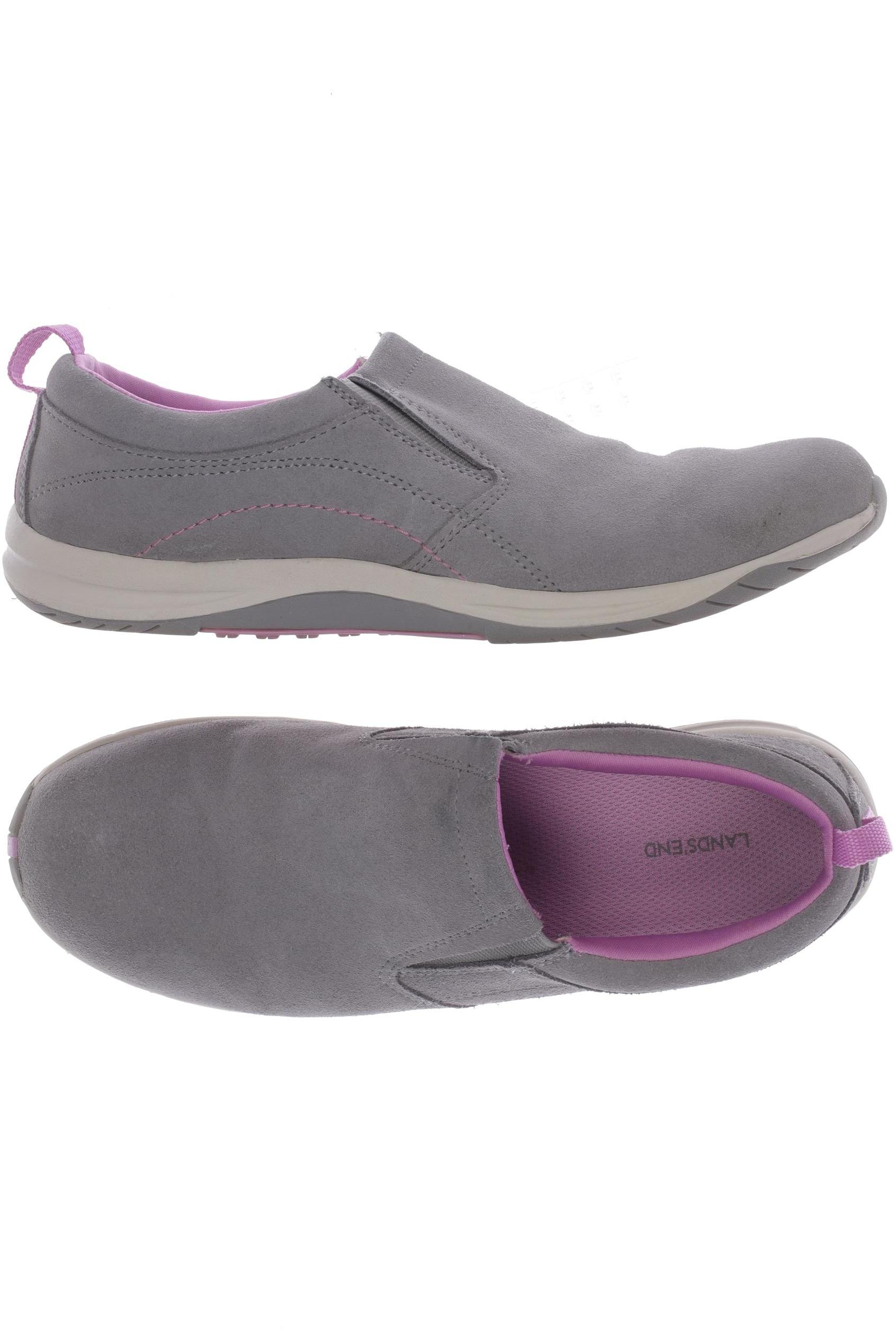 

Lands End Damen Halbschuh, grau, Gr. 40