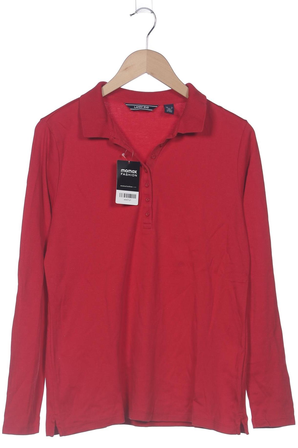 

Lands End Damen Poloshirt, rot, Gr. 38