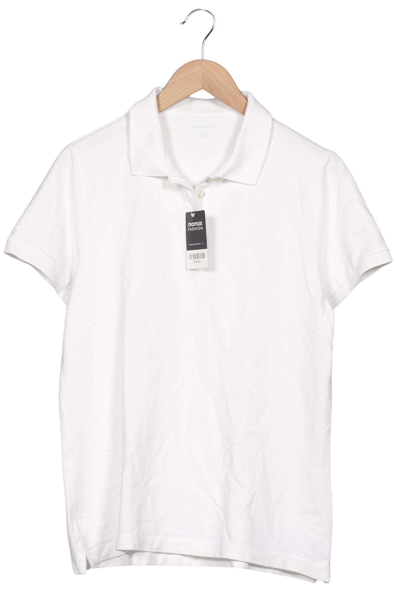 

Lands End Damen Poloshirt, weiß, Gr. 42