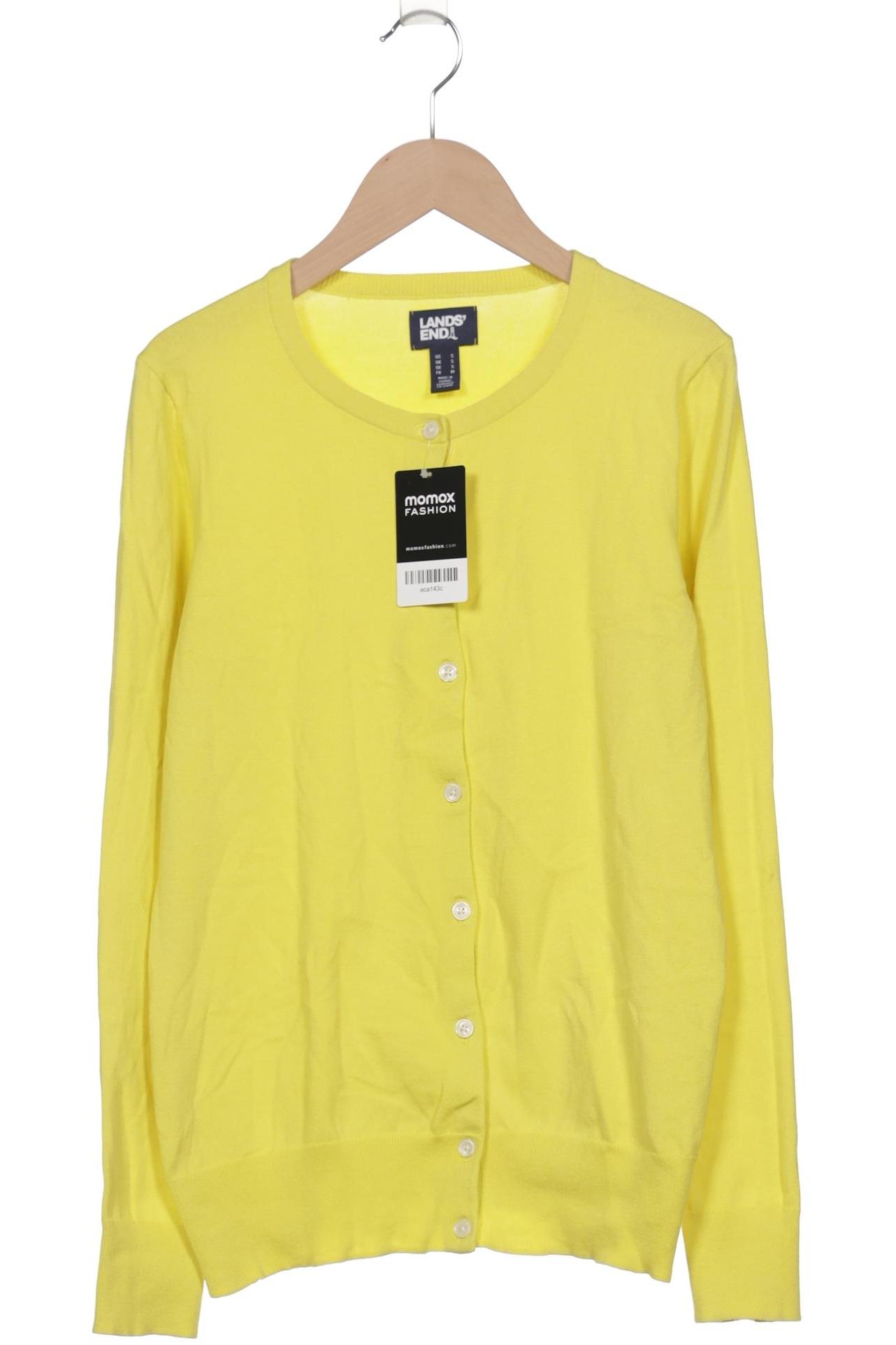

Lands End Damen Strickjacke, gelb, Gr. 36
