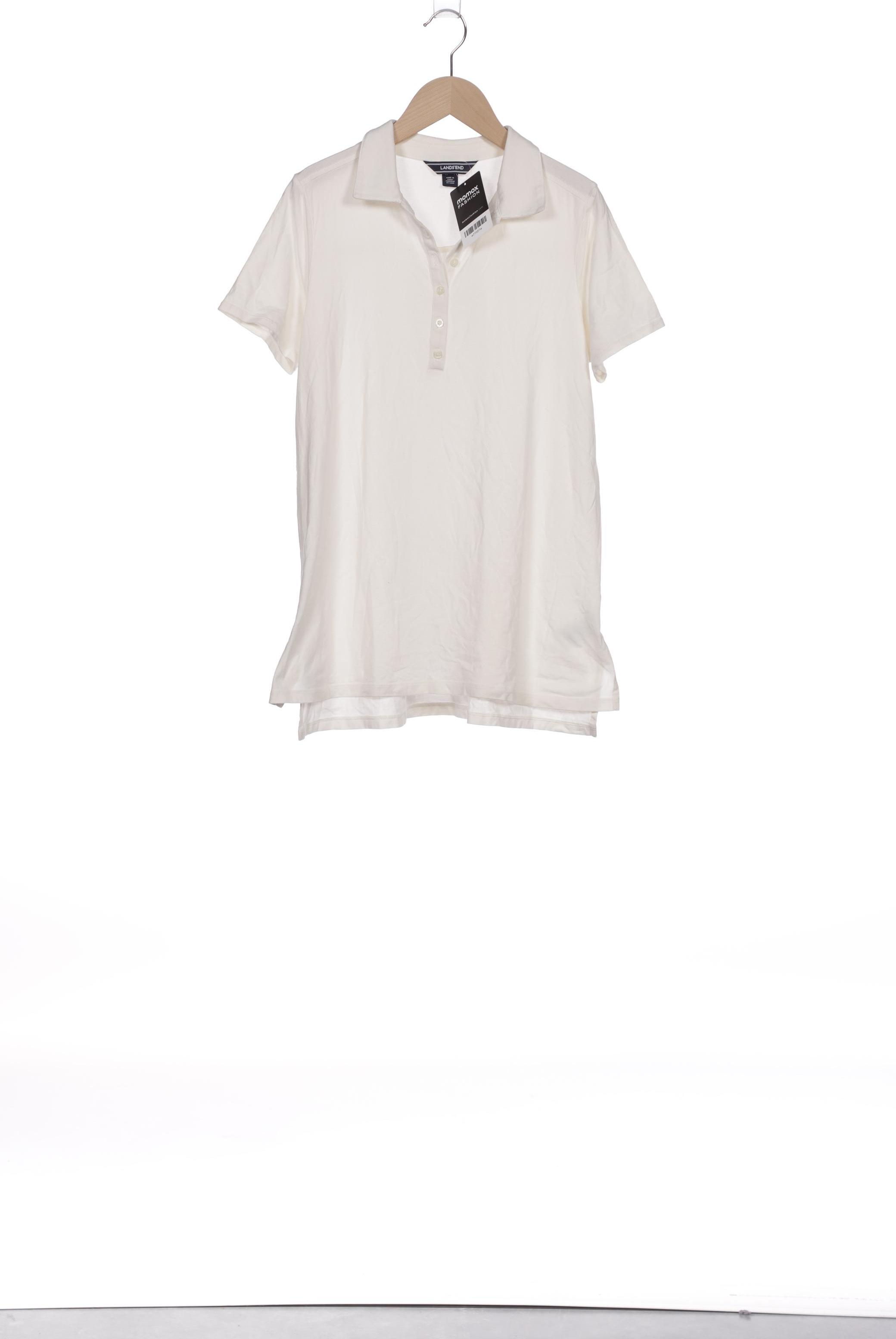 

Lands End Damen Poloshirt, cremeweiß, Gr. 38