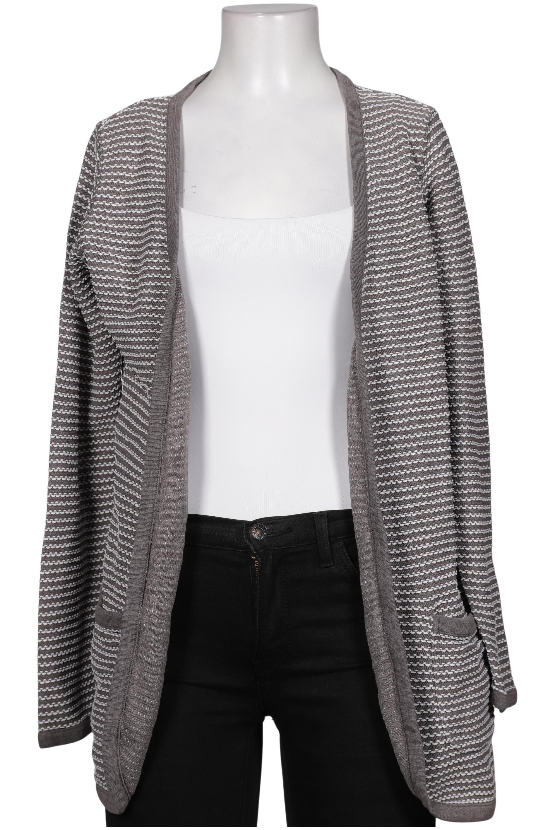 

Lands End Damen Strickjacke, grau, Gr. 36