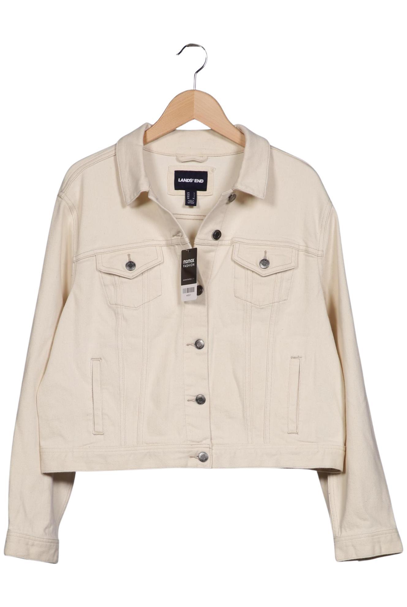 

Lands End Damen Jacke, cremeweiß, Gr. 42