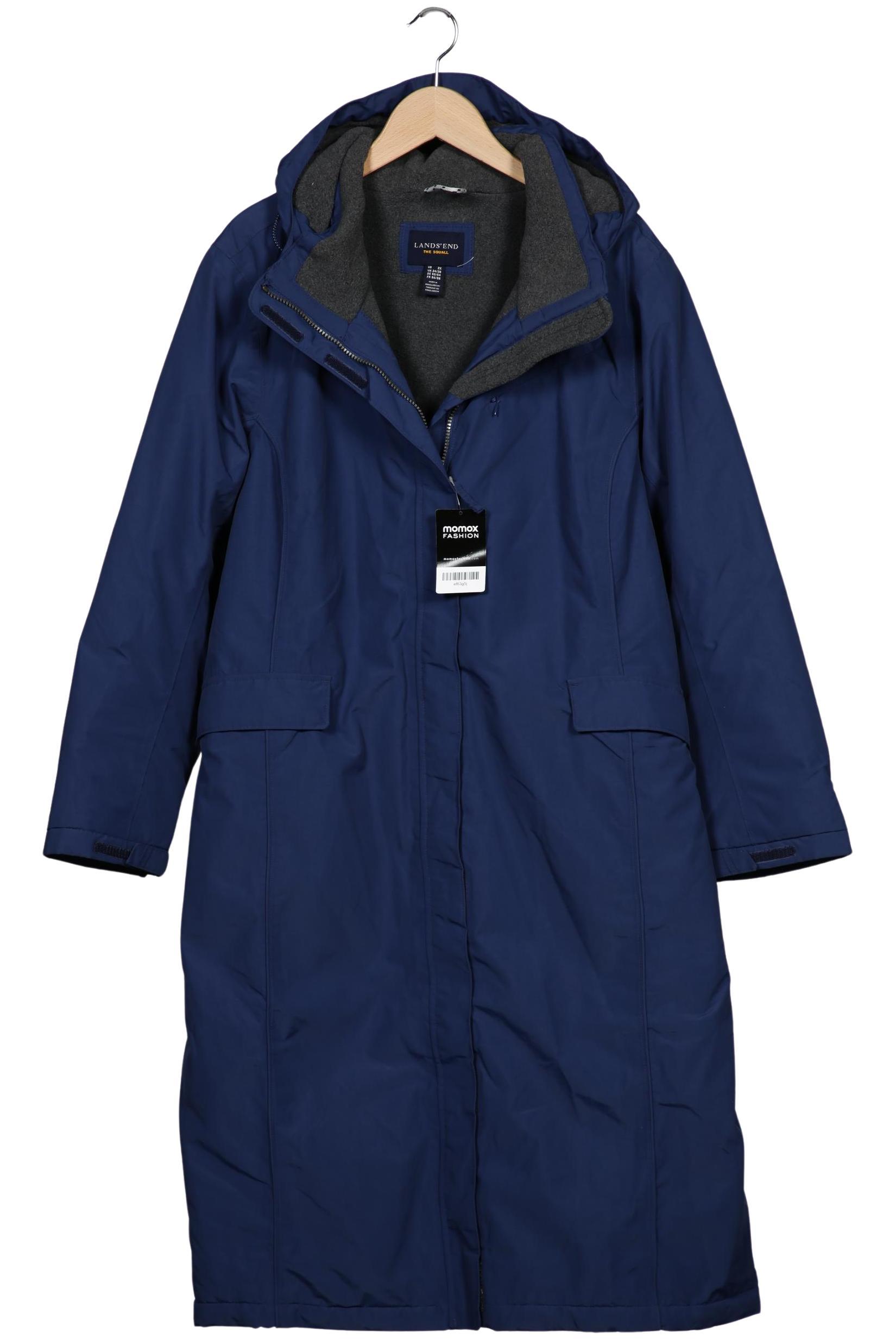 

Lands End Damen Mantel, marineblau, Gr. 52