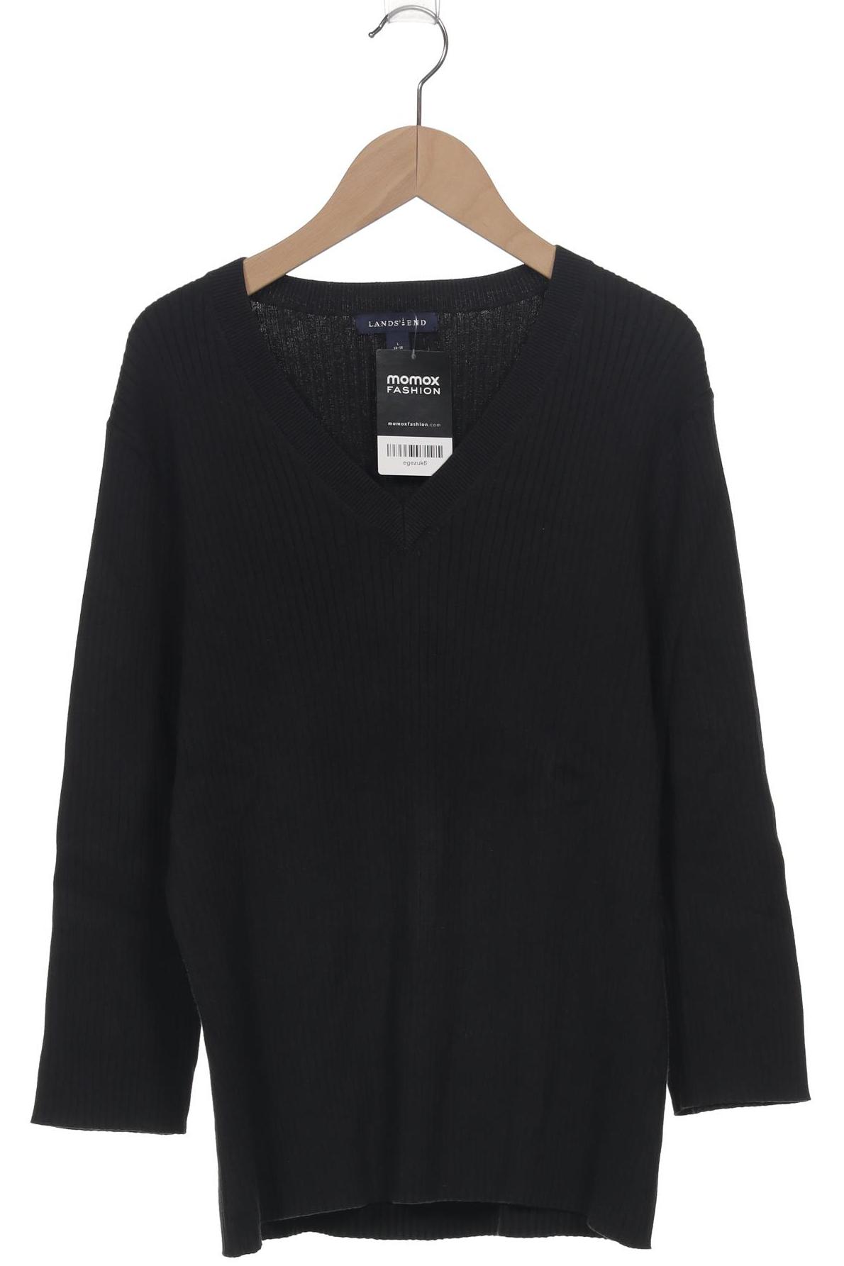 

Lands End Damen Pullover, schwarz, Gr. 42
