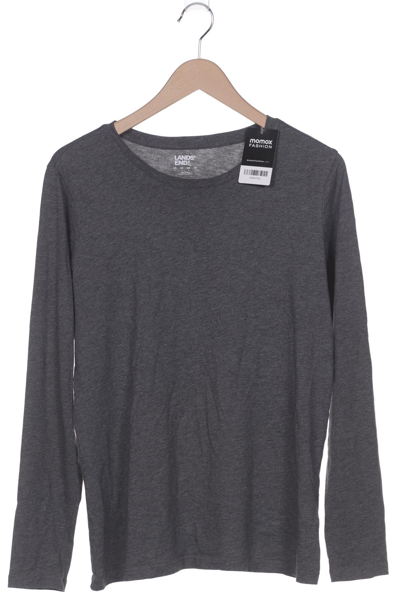 

Lands End Damen Langarmshirt, grau, Gr. 38