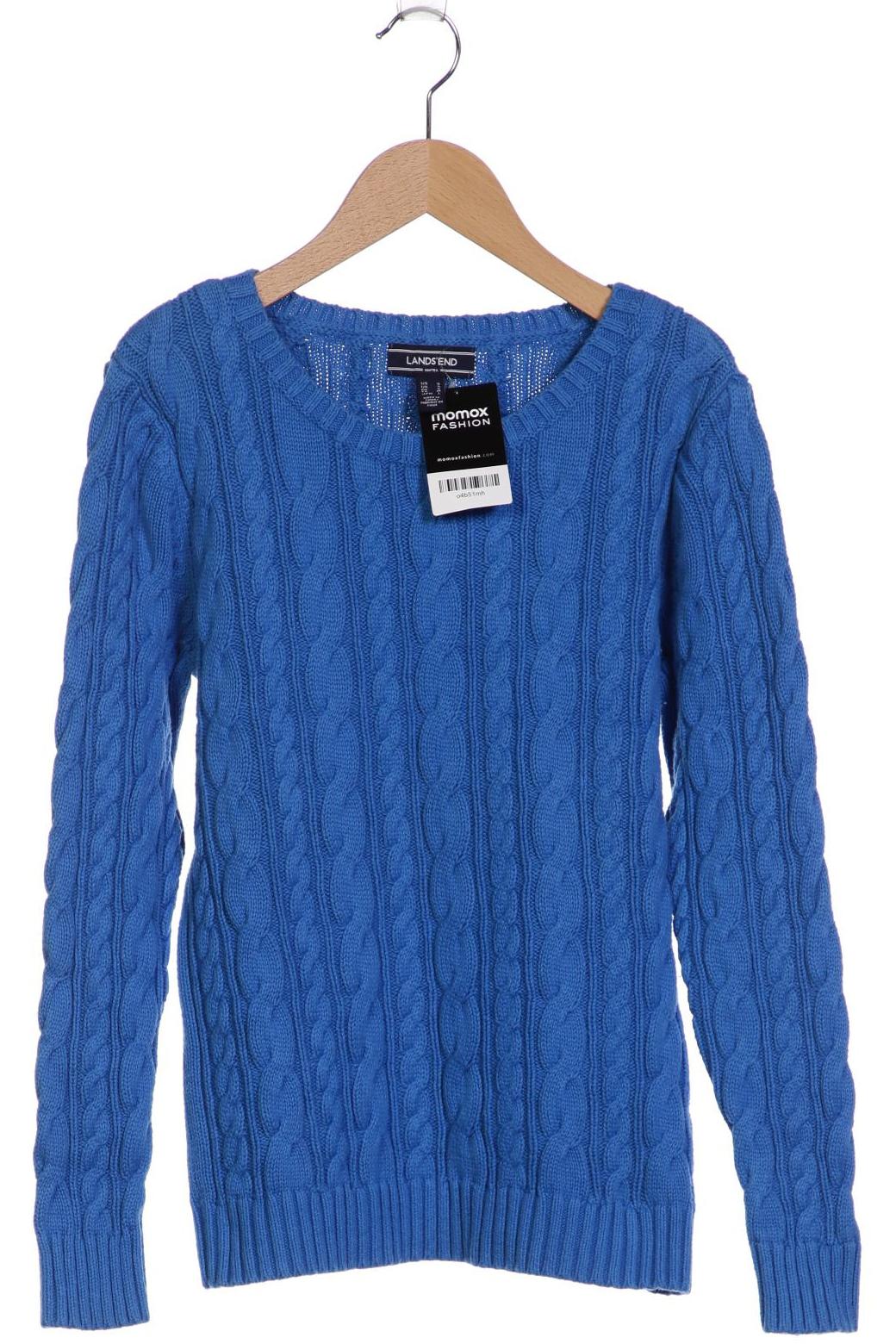 

Lands End Damen Pullover, blau, Gr. 36