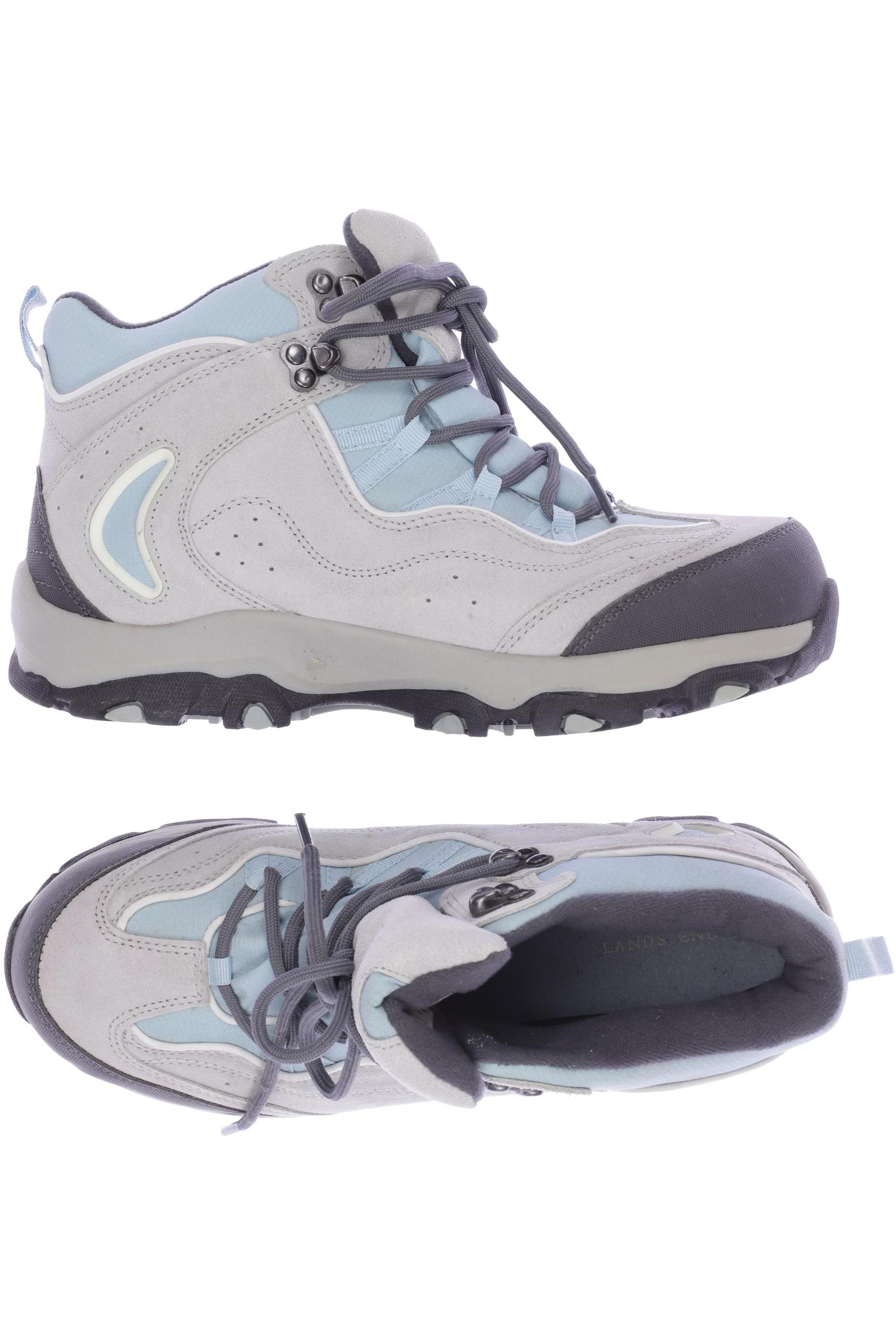 Thumbnail - Lands End Damen Stiefelette, hellblau, Gr. 39