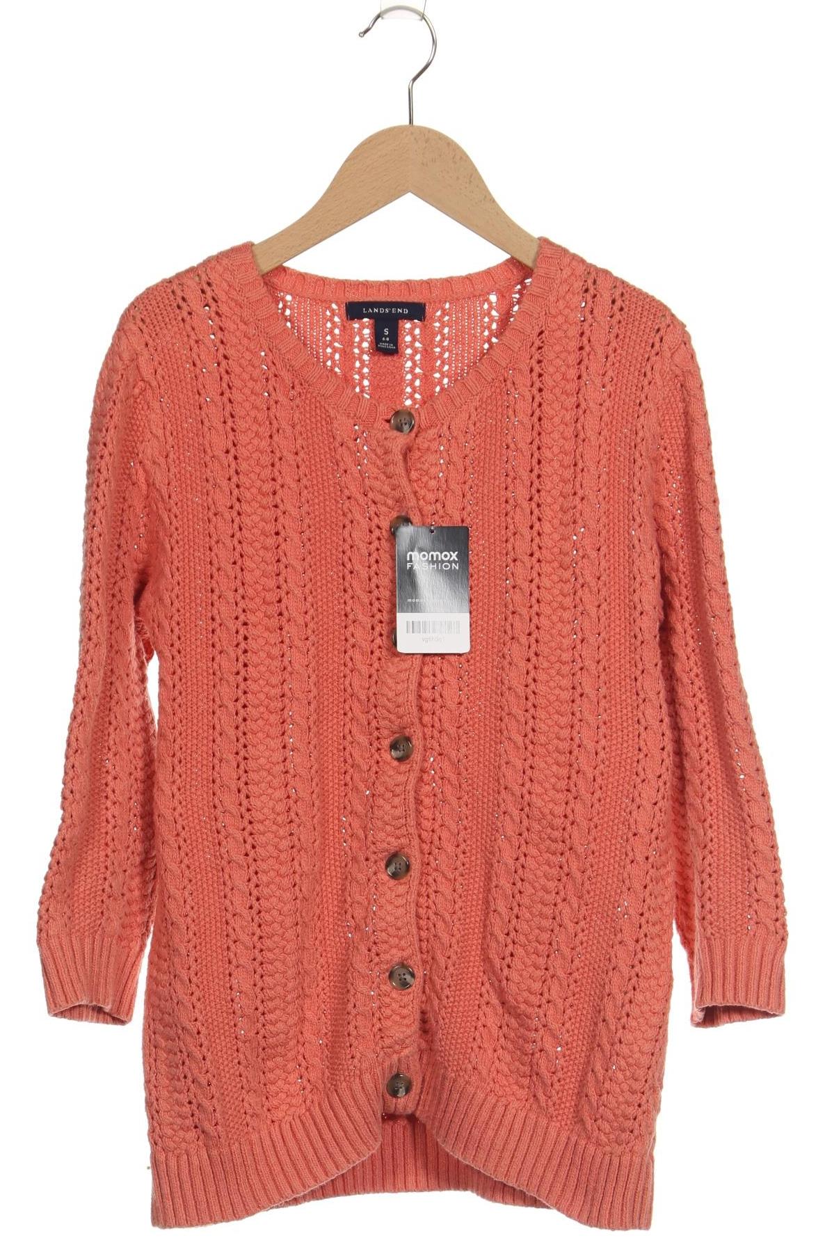 

Lands End Damen Strickjacke, orange, Gr. 36