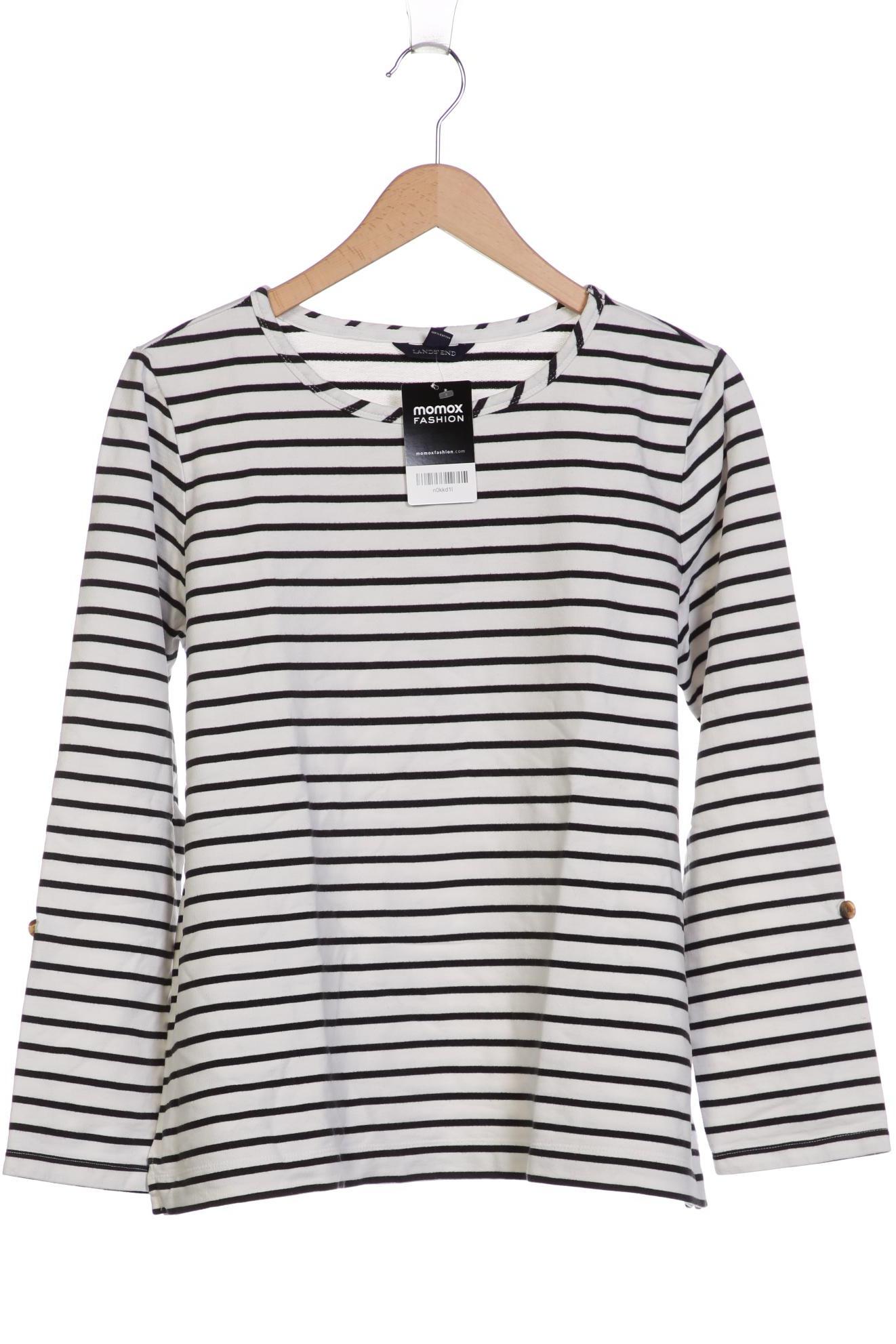 

Lands End Damen Langarmshirt, weiß, Gr. 42