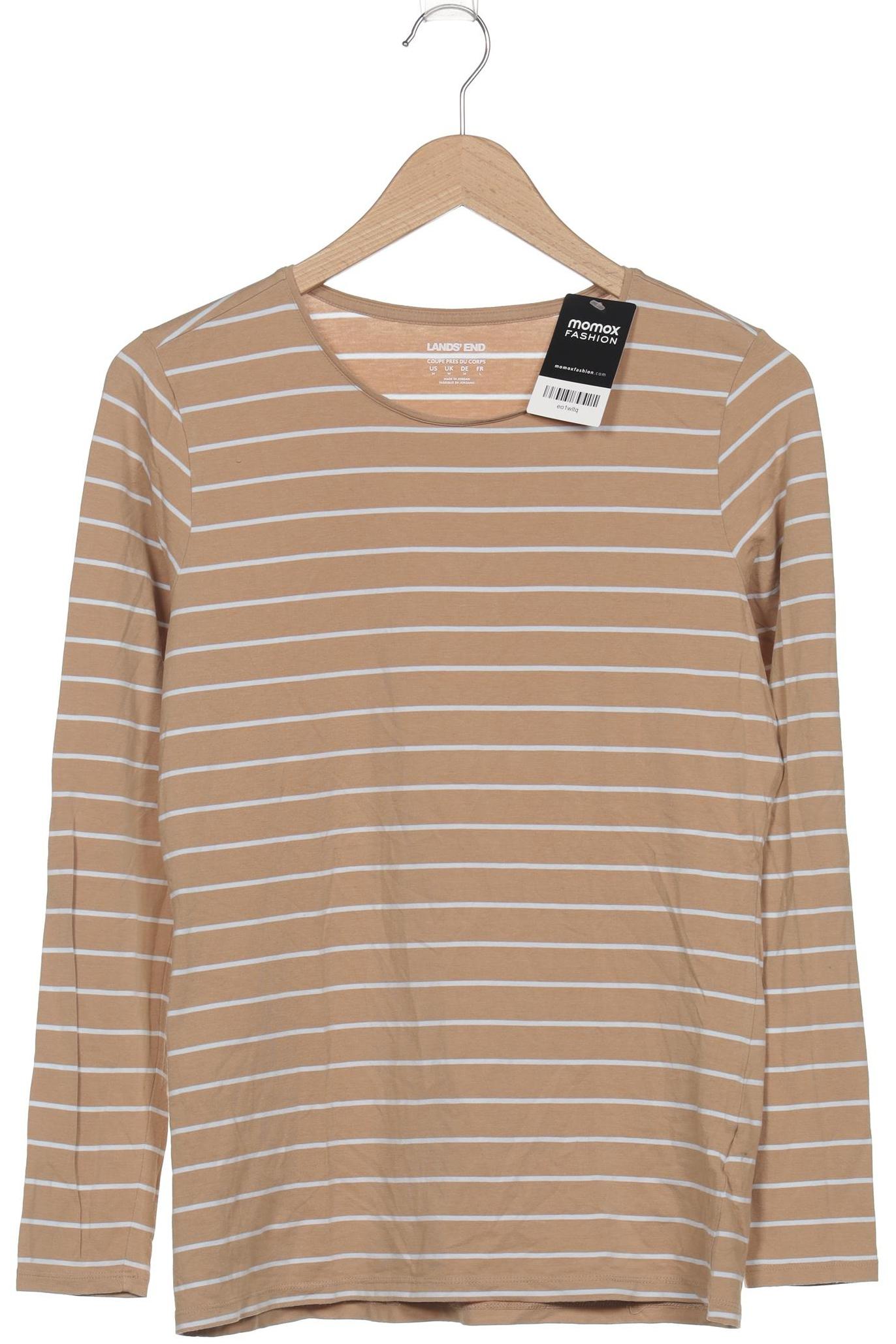

Lands End Damen Langarmshirt, beige, Gr. 38