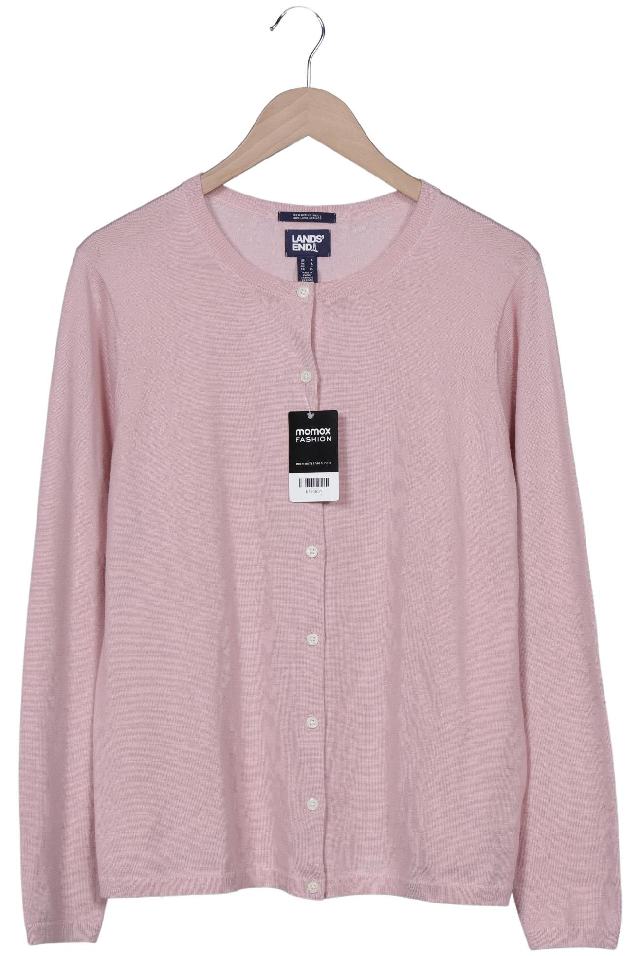 

Lands End Damen Strickjacke, pink, Gr. 42
