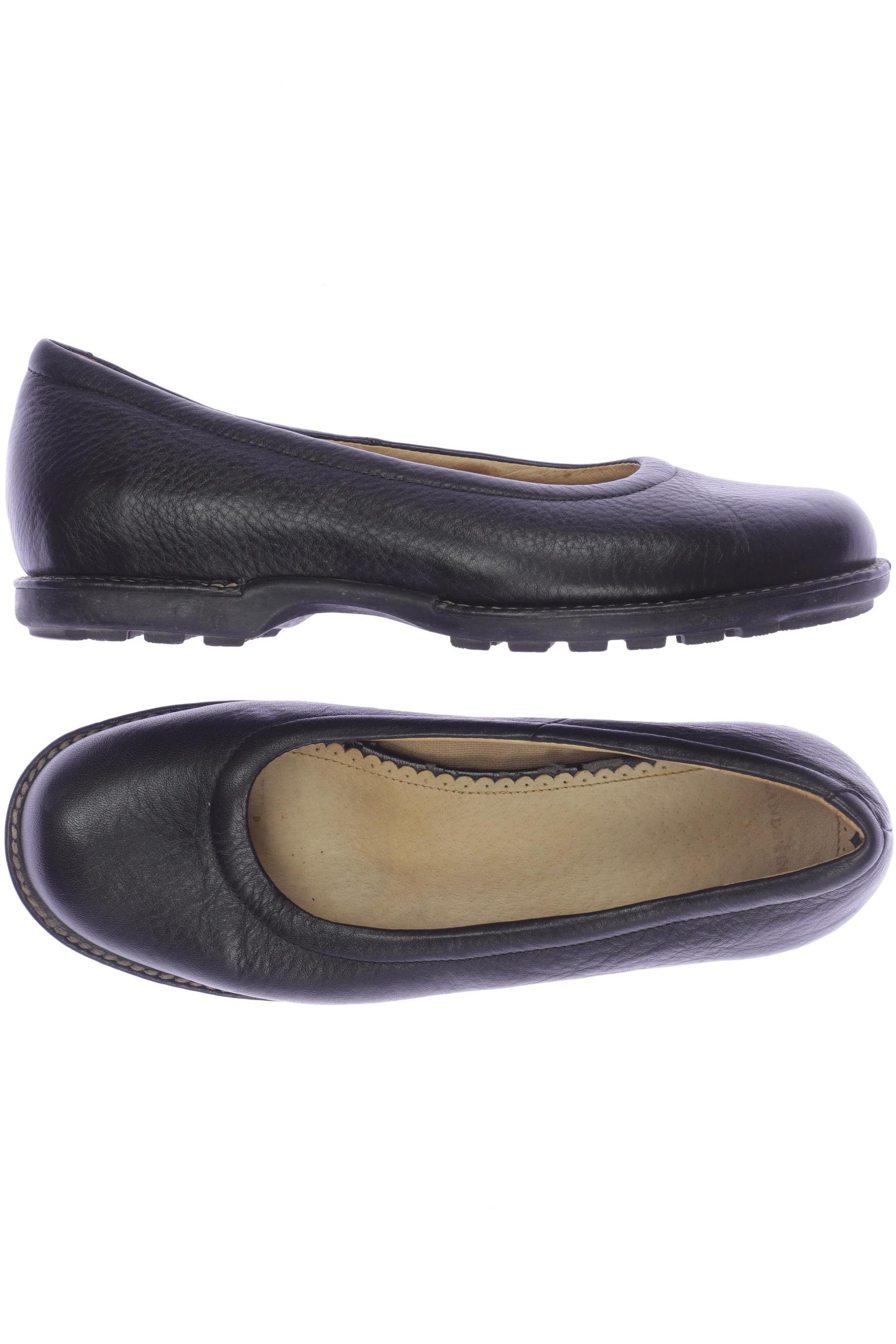 

Lands End Damen Ballerinas, schwarz, Gr. 8