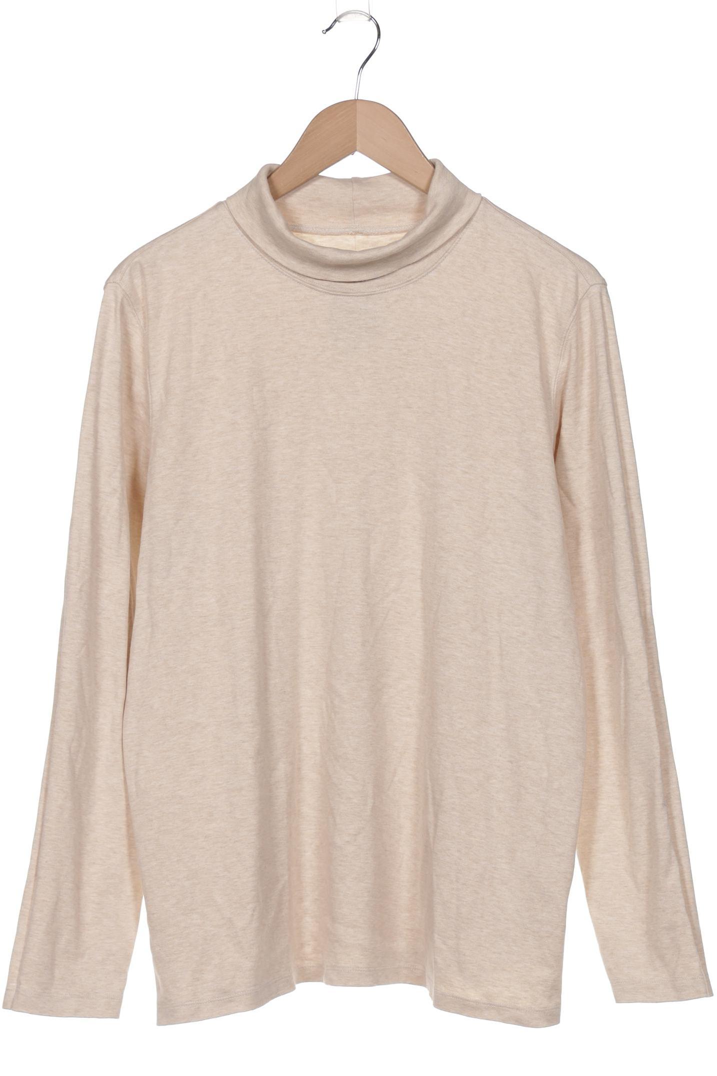 

Lands End Damen Langarmshirt, beige, Gr. 44