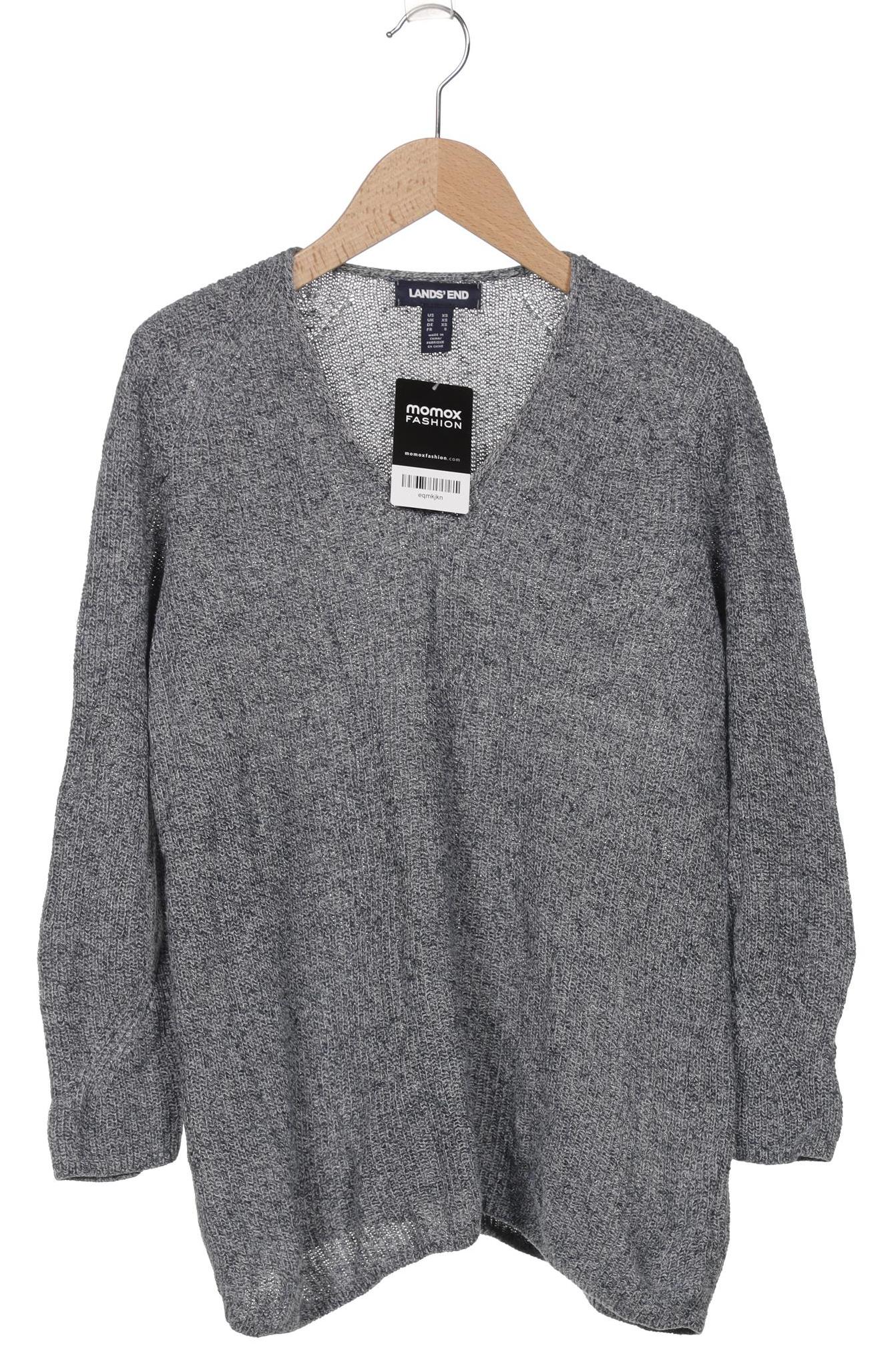 

Lands End Damen Pullover, blau, Gr. 34