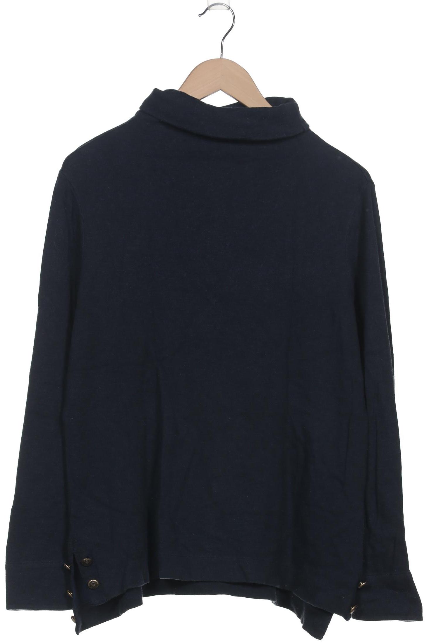 

Lands End Damen Langarmshirt, blau, Gr. 42