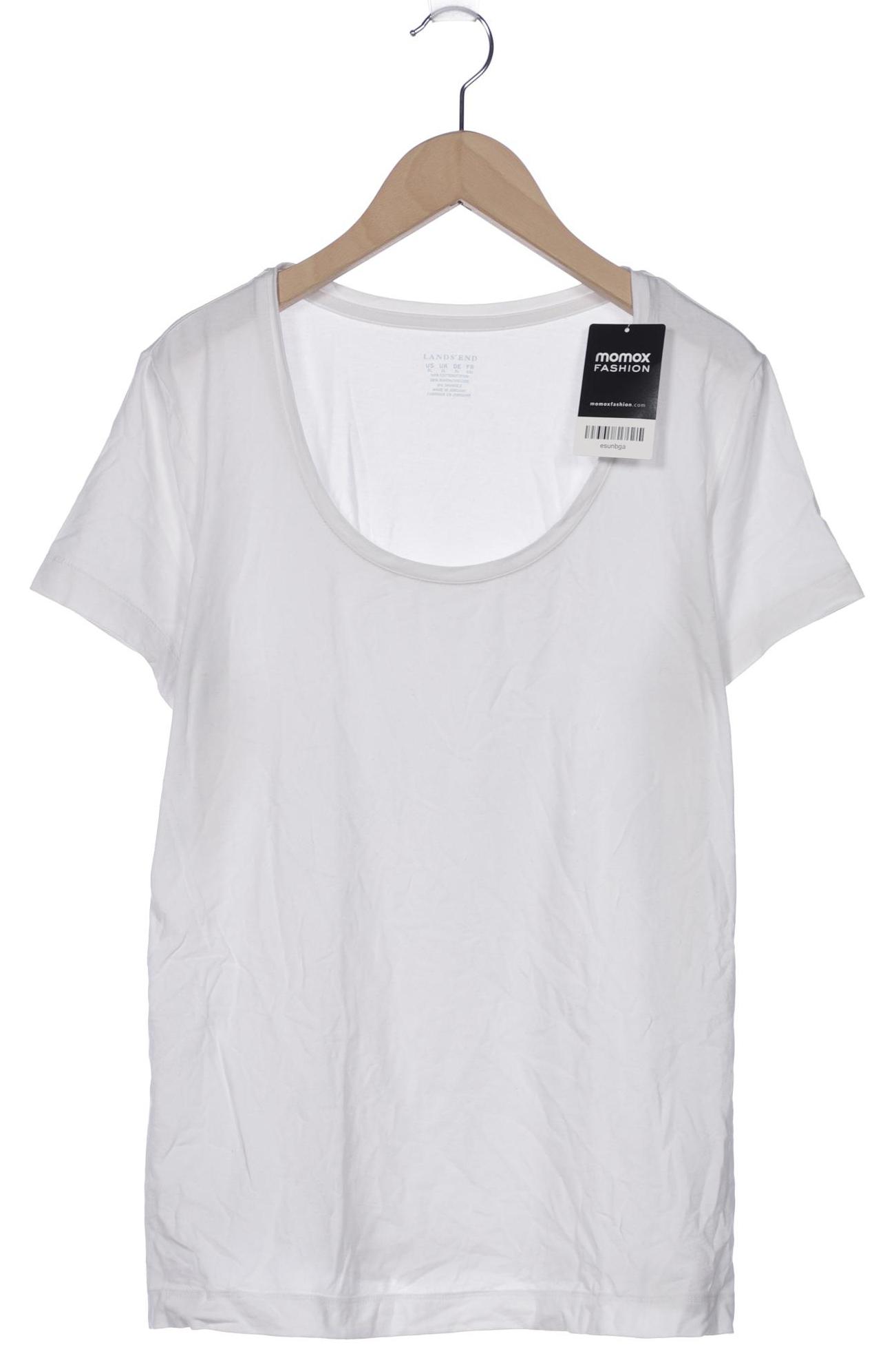 

Lands End Damen T-Shirt, weiß, Gr. 44