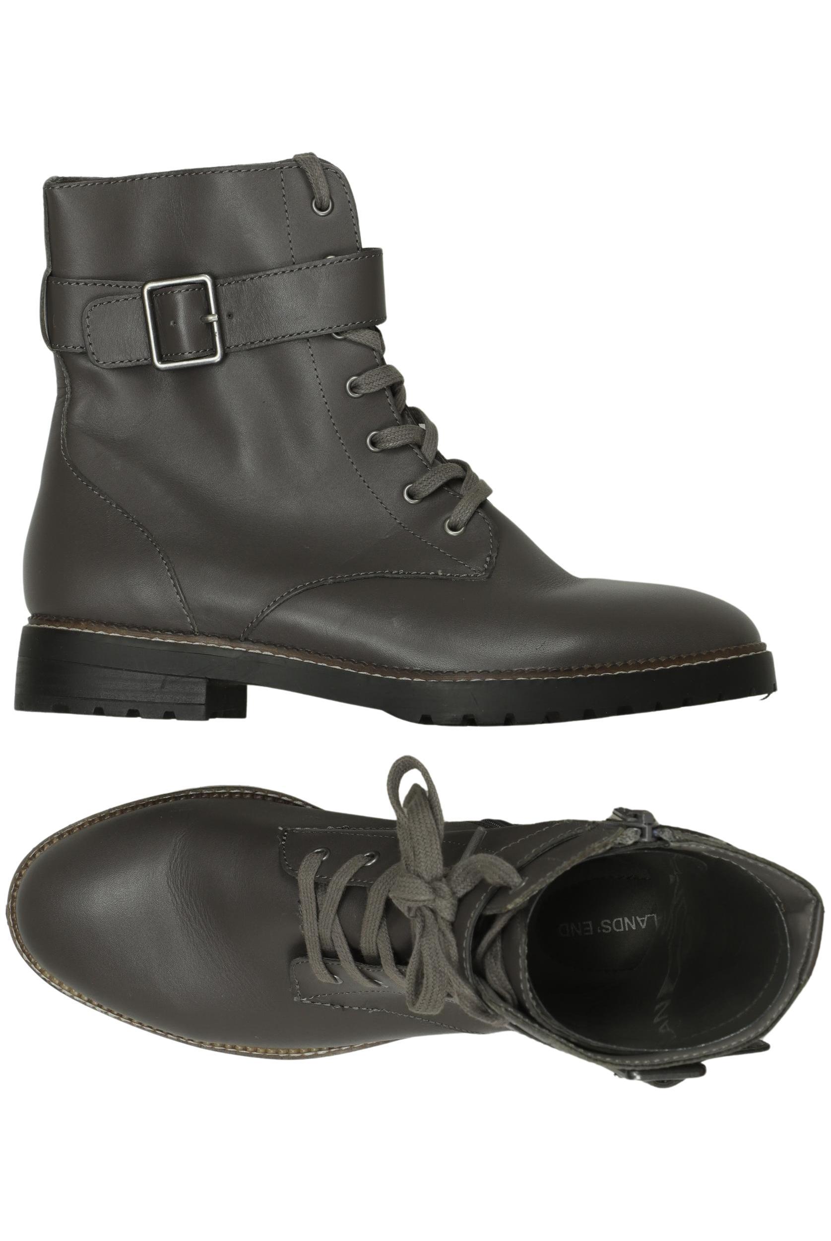 

Lands End Damen Stiefelette, grau, Gr. 38