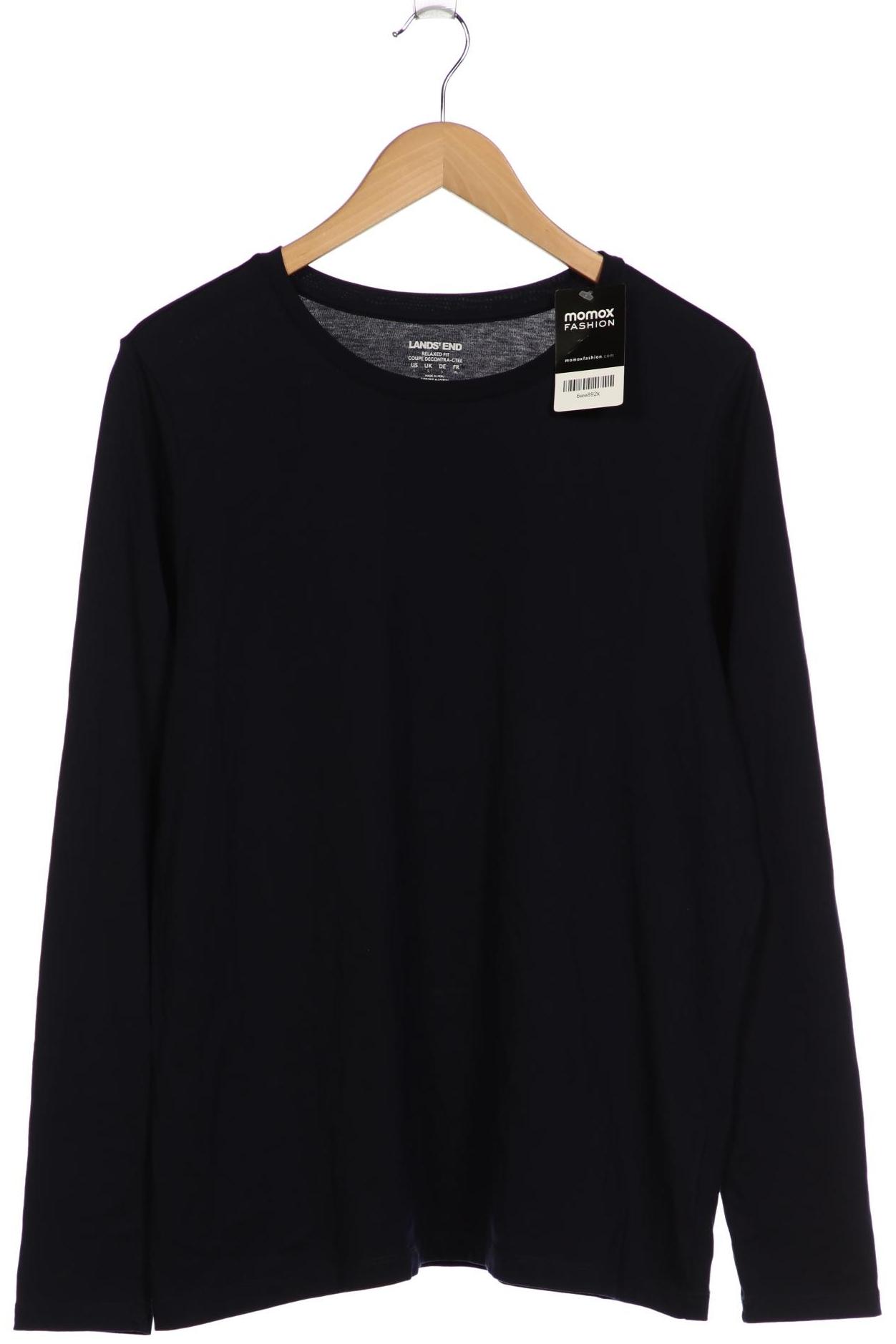 

Lands End Damen Langarmshirt, marineblau, Gr. 42
