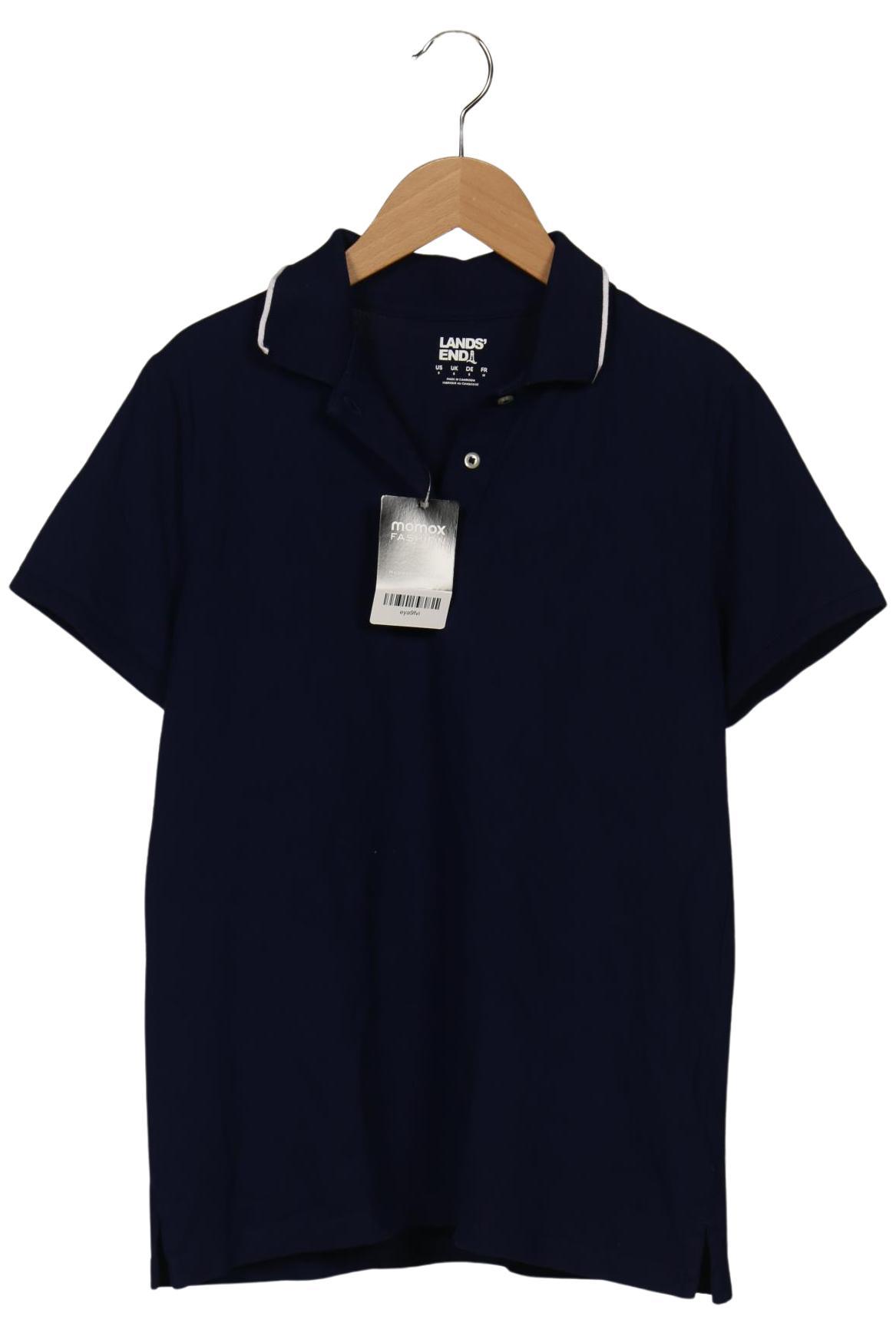 

Lands End Damen Poloshirt, blau, Gr. 36