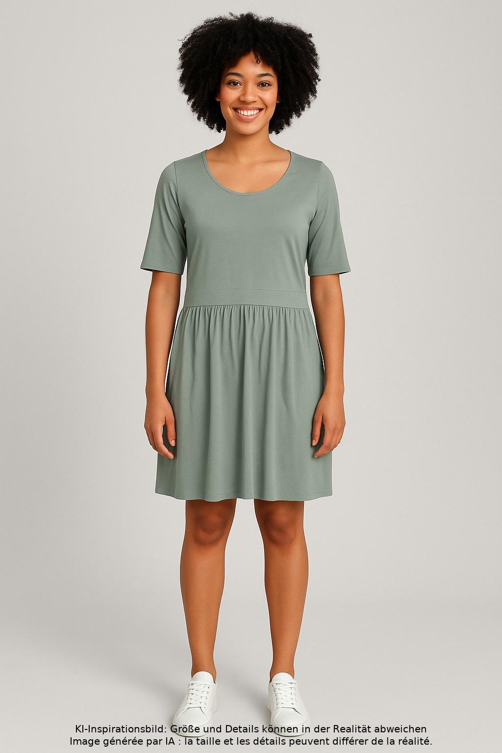 

Lands End Damen Kleid, grün, Gr. 38