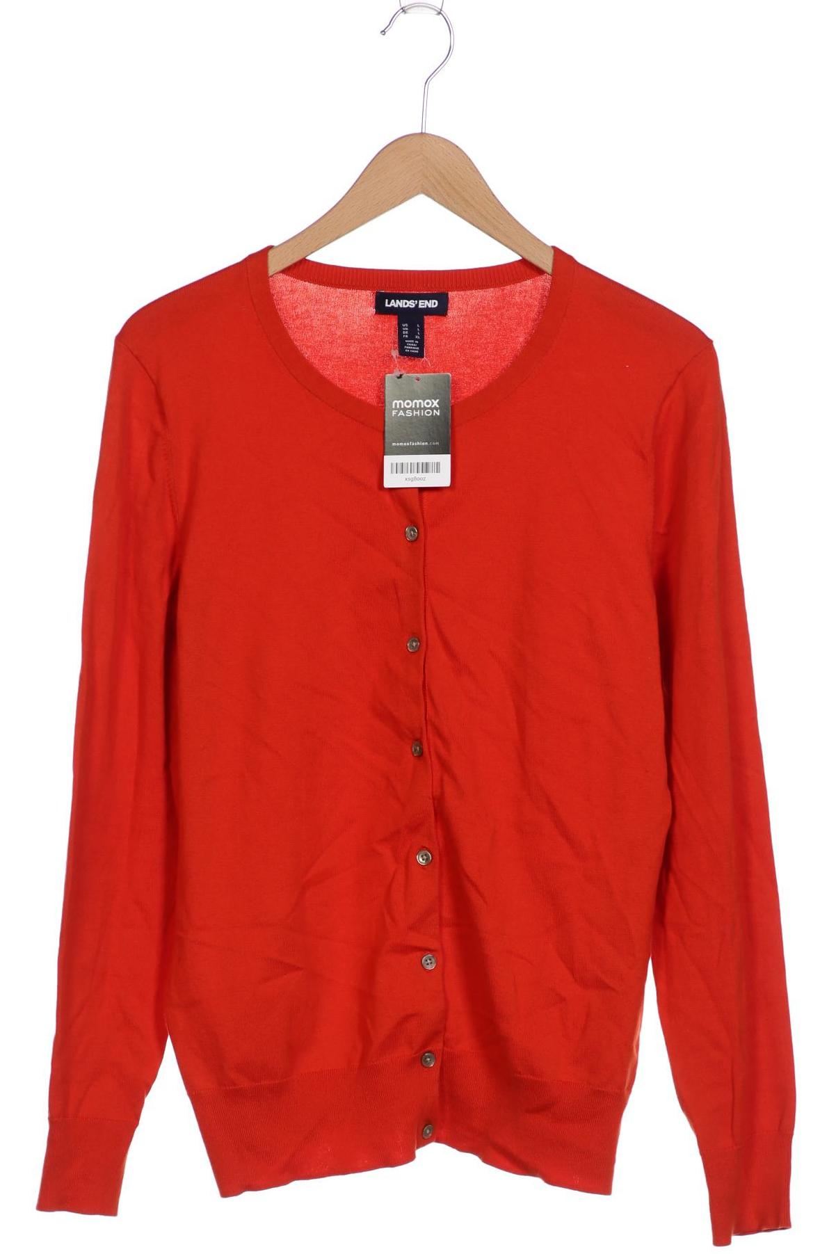 

Lands End Damen Strickjacke, orange, Gr. 42