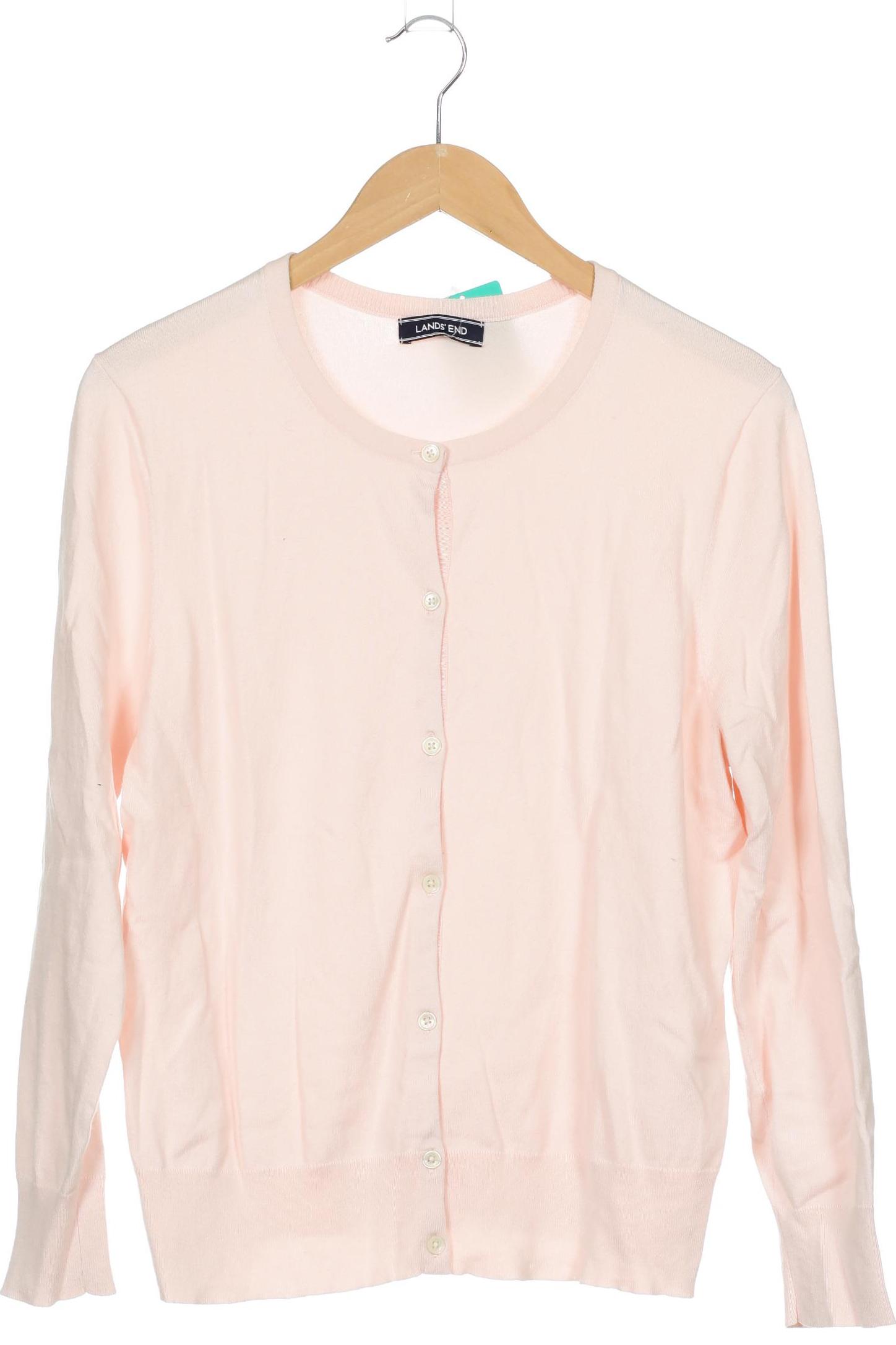 

Lands End Damen Strickjacke, pink, Gr. 38
