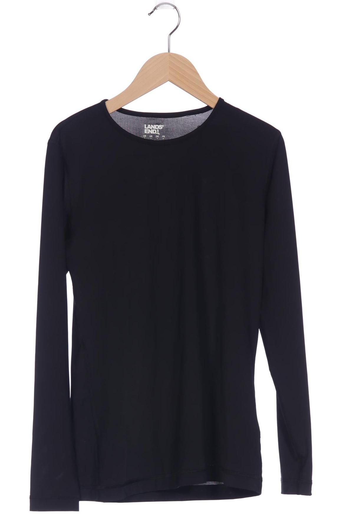 

Lands End Damen Langarmshirt, schwarz, Gr. 36