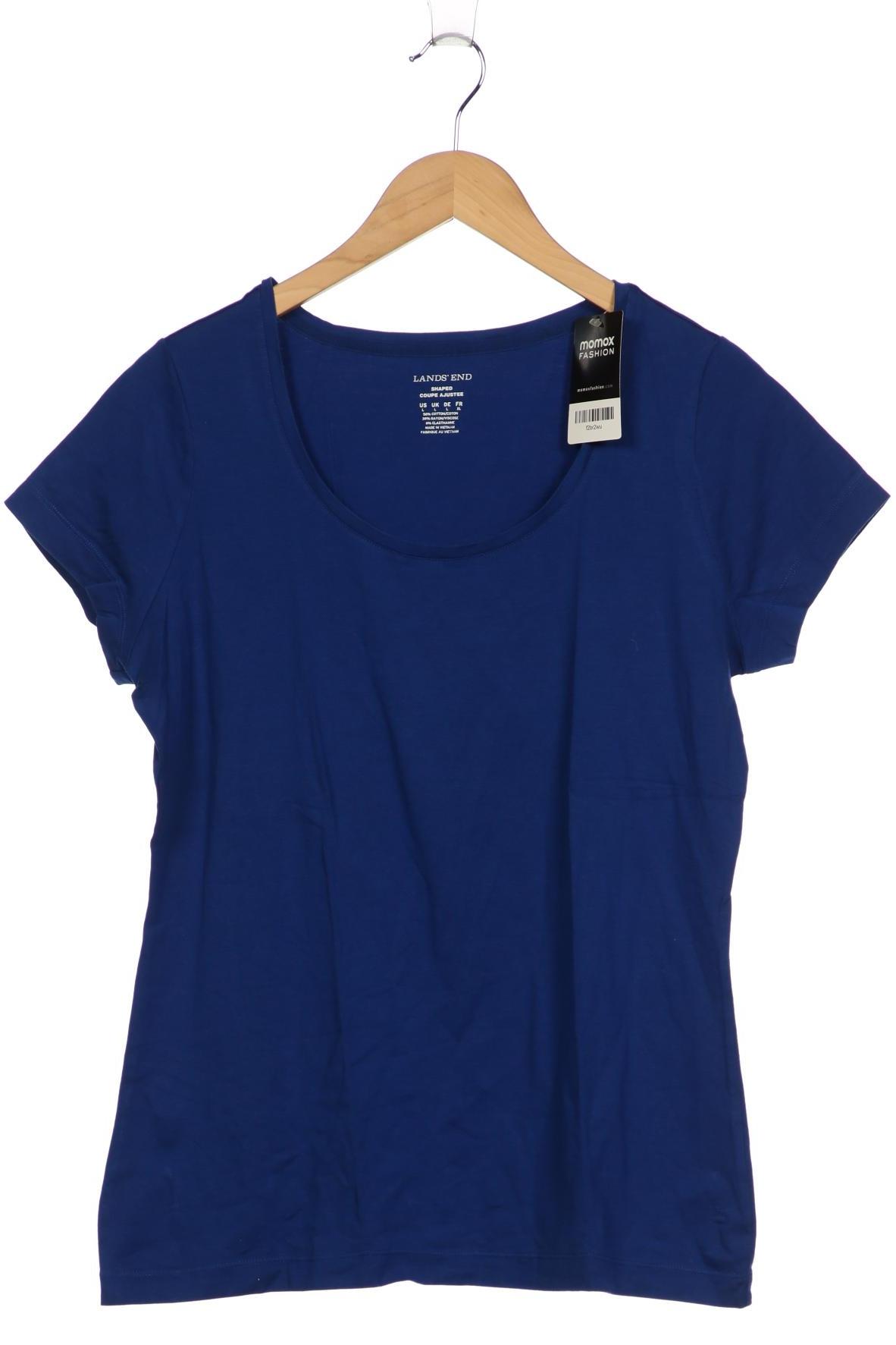 

Lands End Damen T-Shirt, blau, Gr. 42