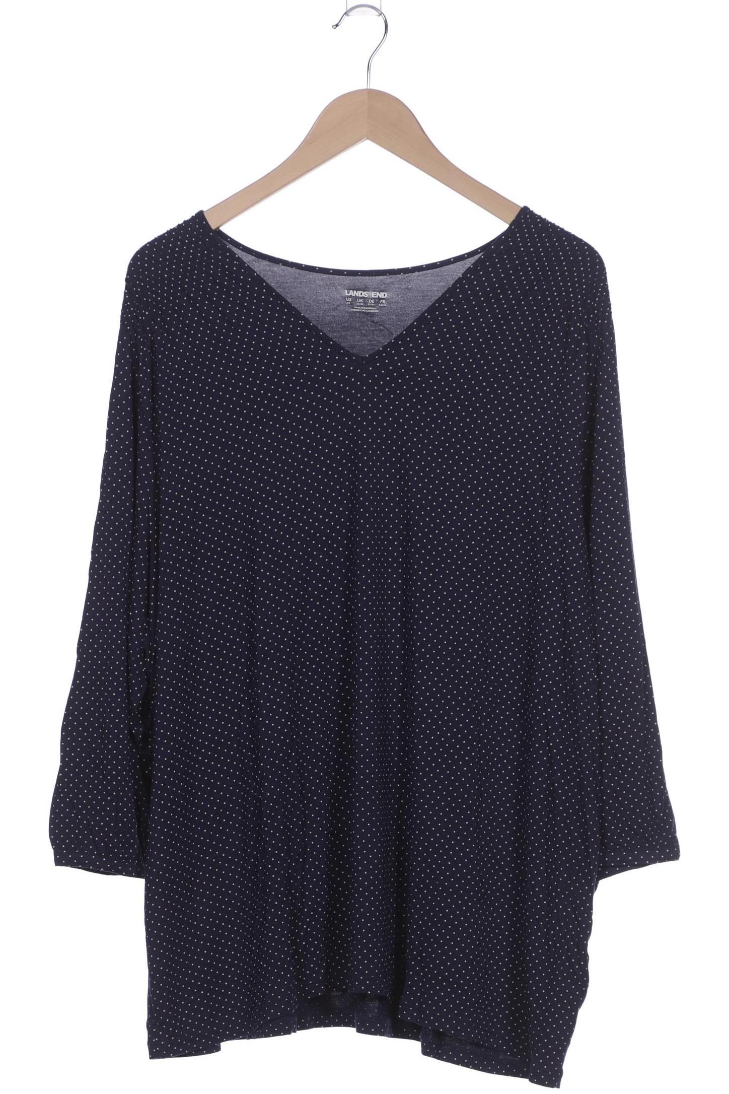 

Lands End Damen Langarmshirt, marineblau, Gr. 52