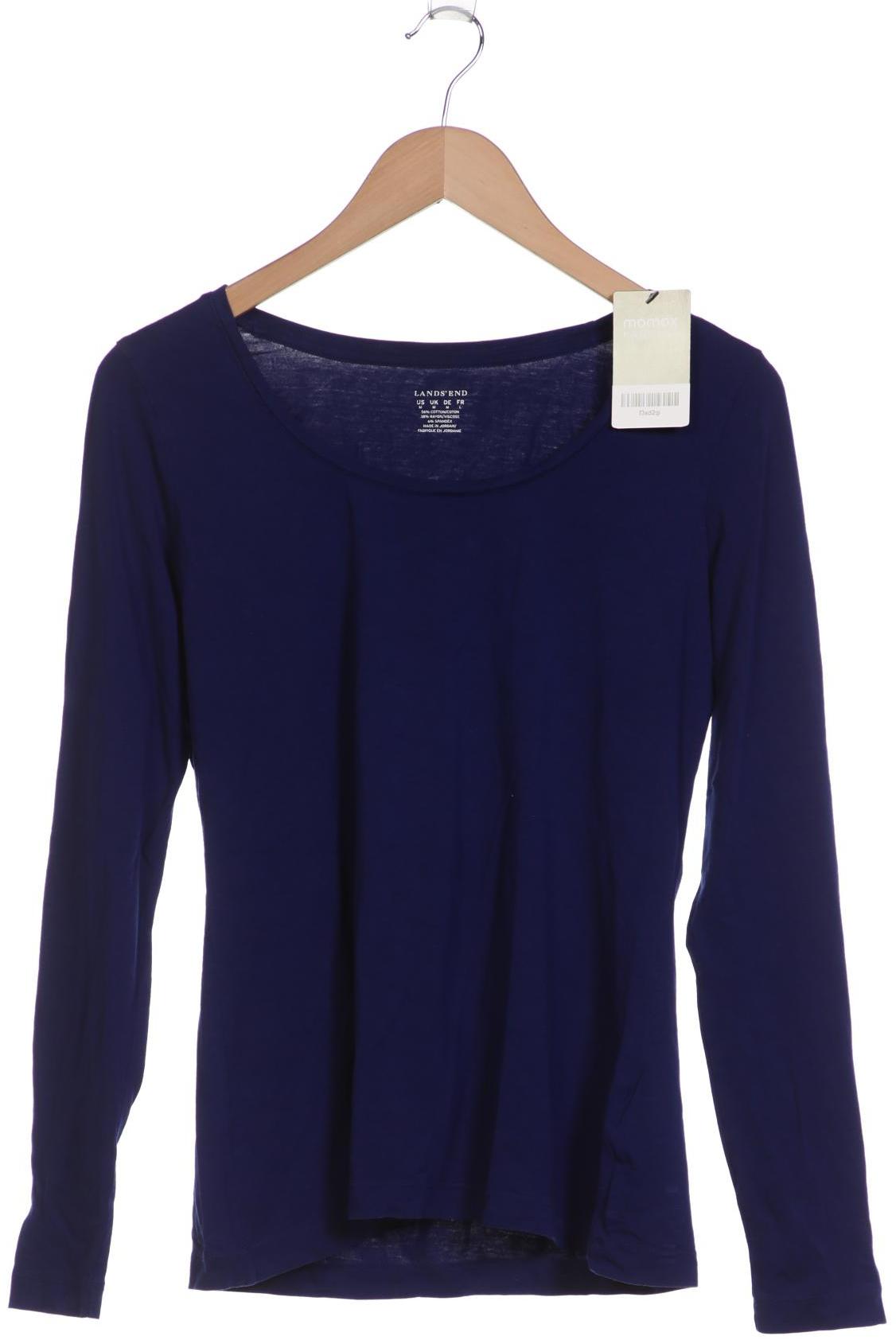 

Lands End Damen Langarmshirt, marineblau, Gr. 38