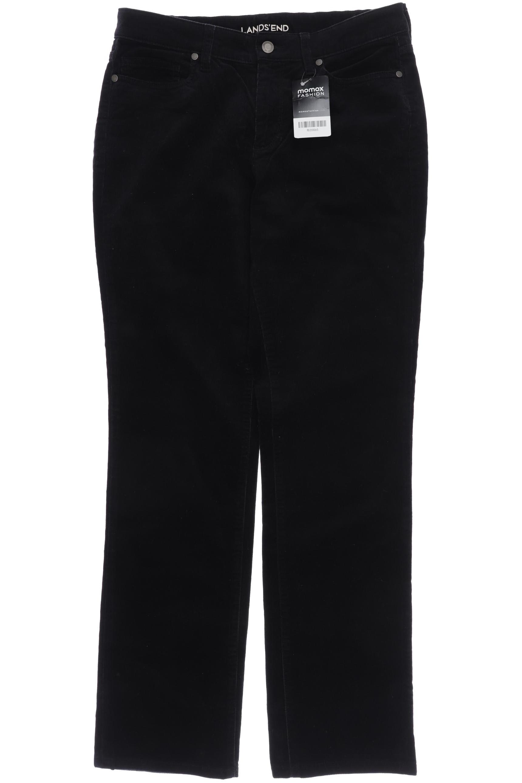 

Lands End Damen Stoffhose, schwarz, Gr. 38