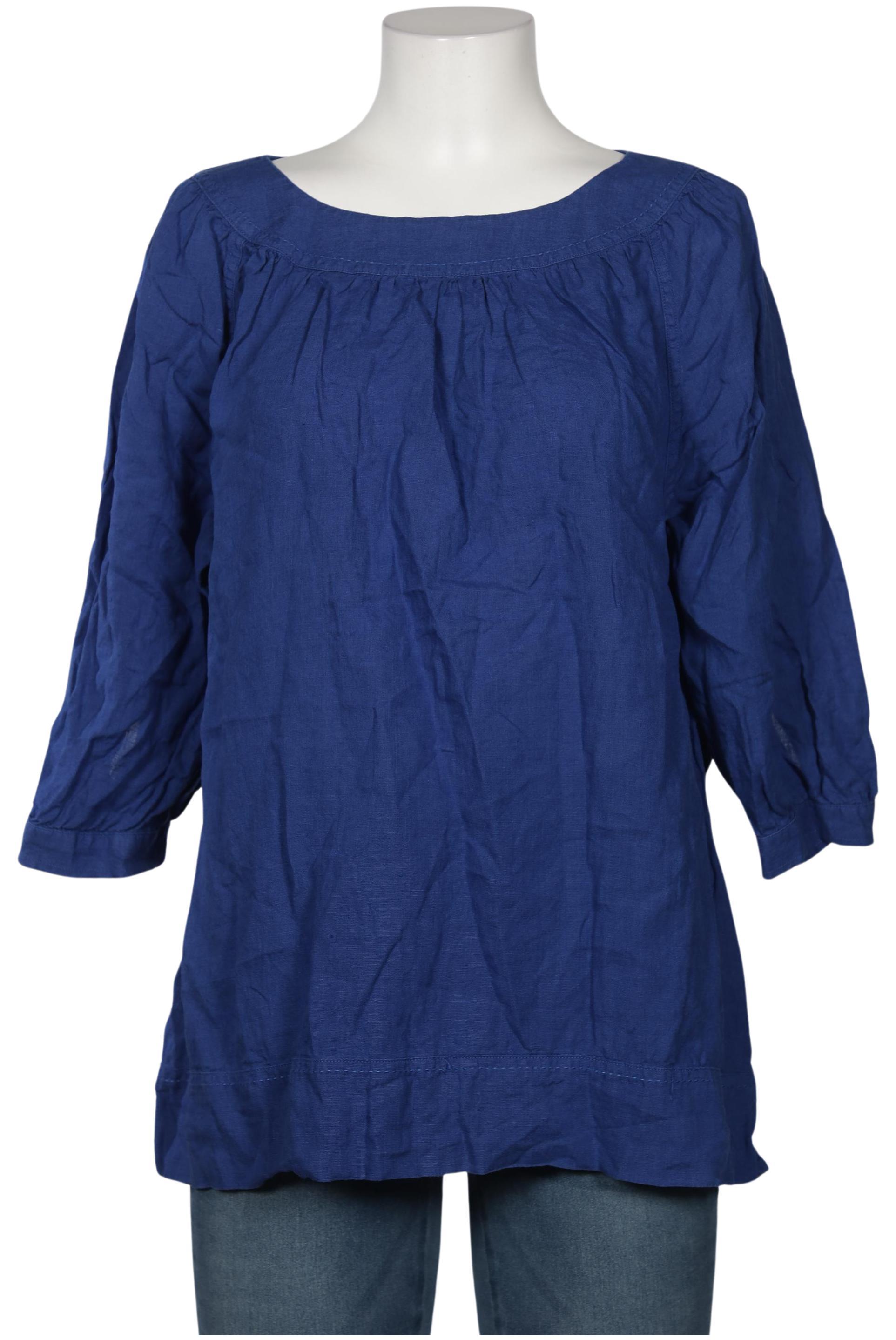 

Lands End Damen Bluse, blau, Gr. 42