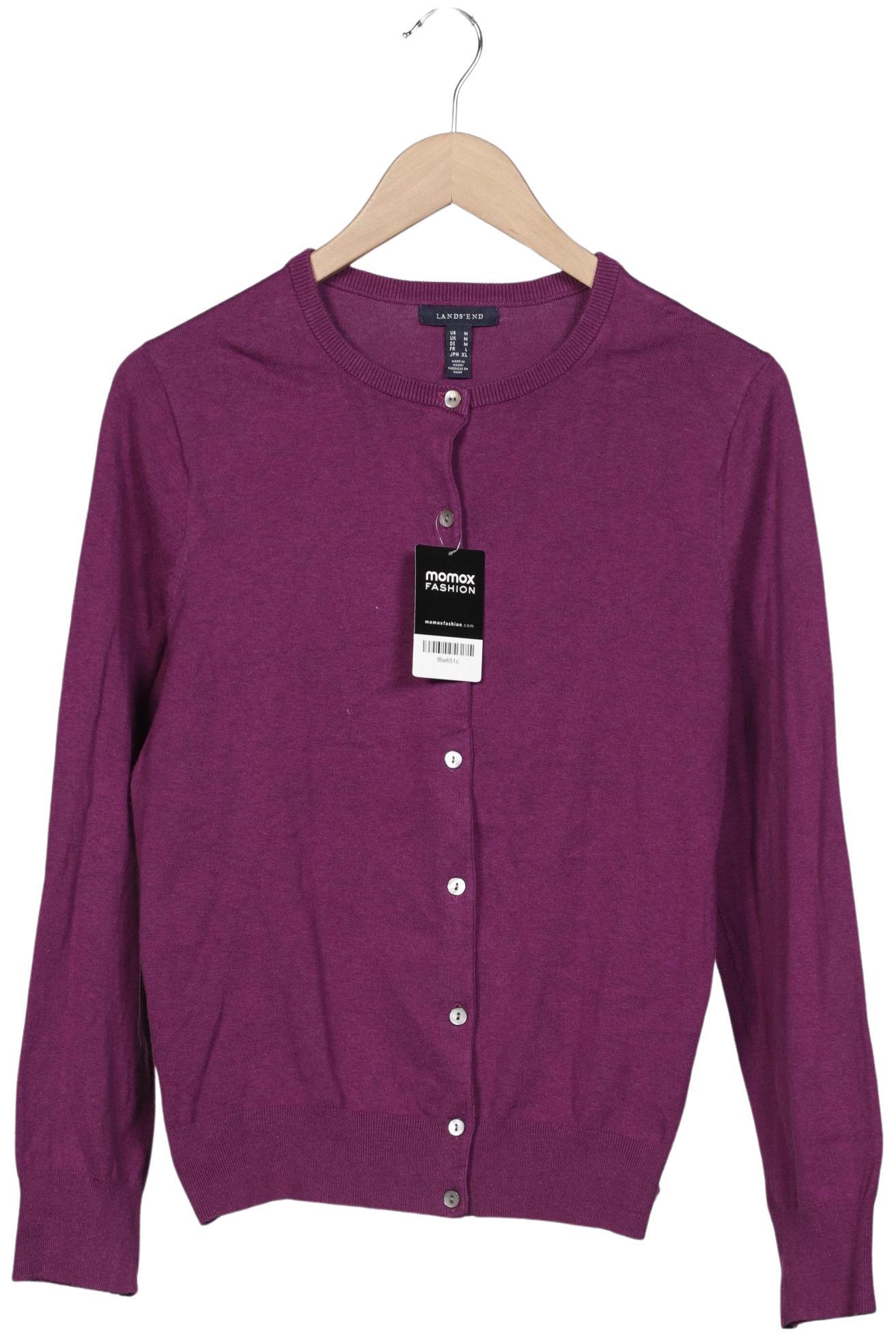

Lands End Damen Strickjacke, flieder, Gr. 38