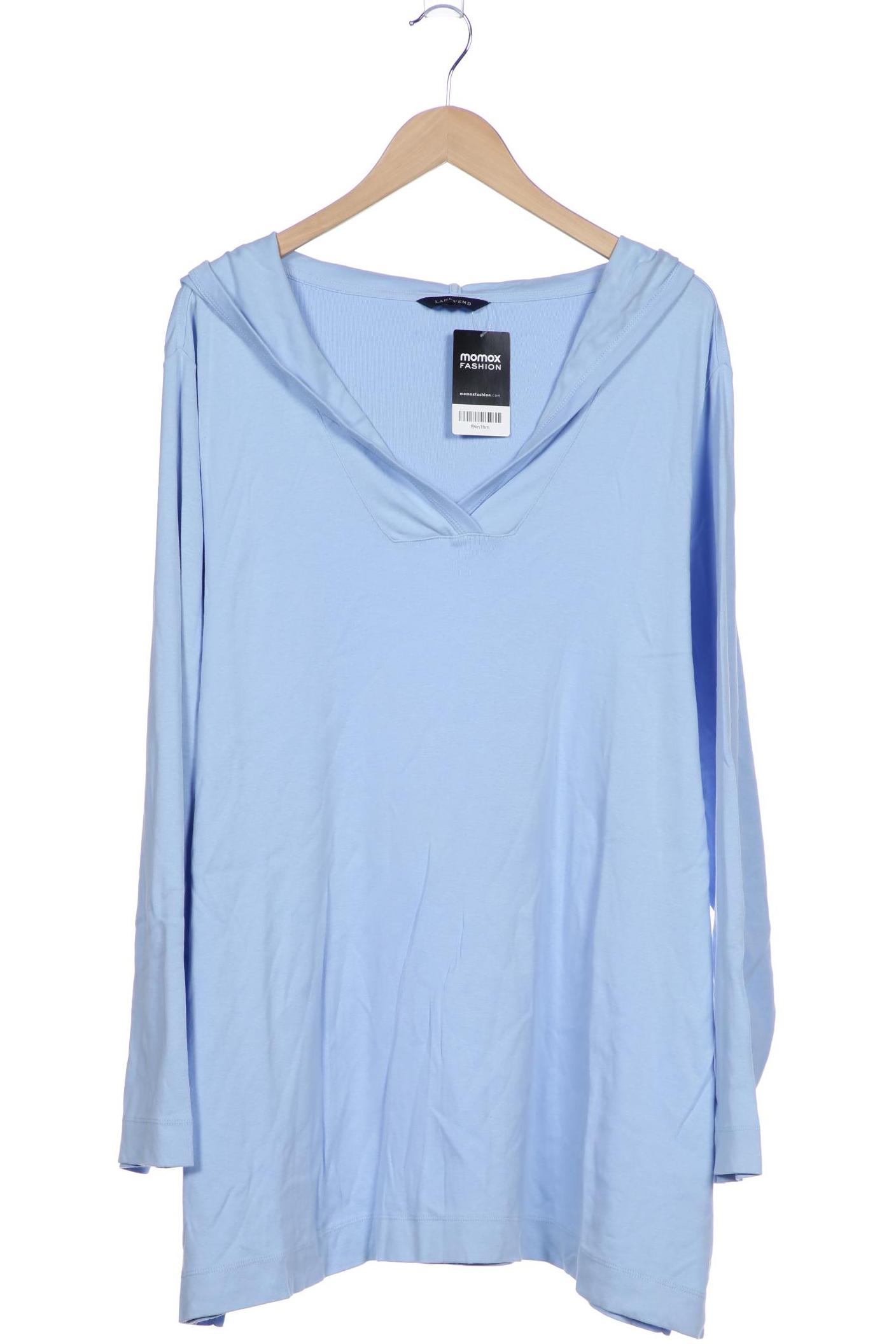 

Lands End Damen Kapuzenpullover, blau, Gr. 48