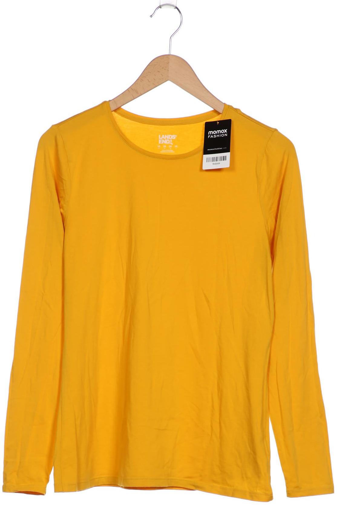 

Lands End Damen Langarmshirt, gelb, Gr. 38