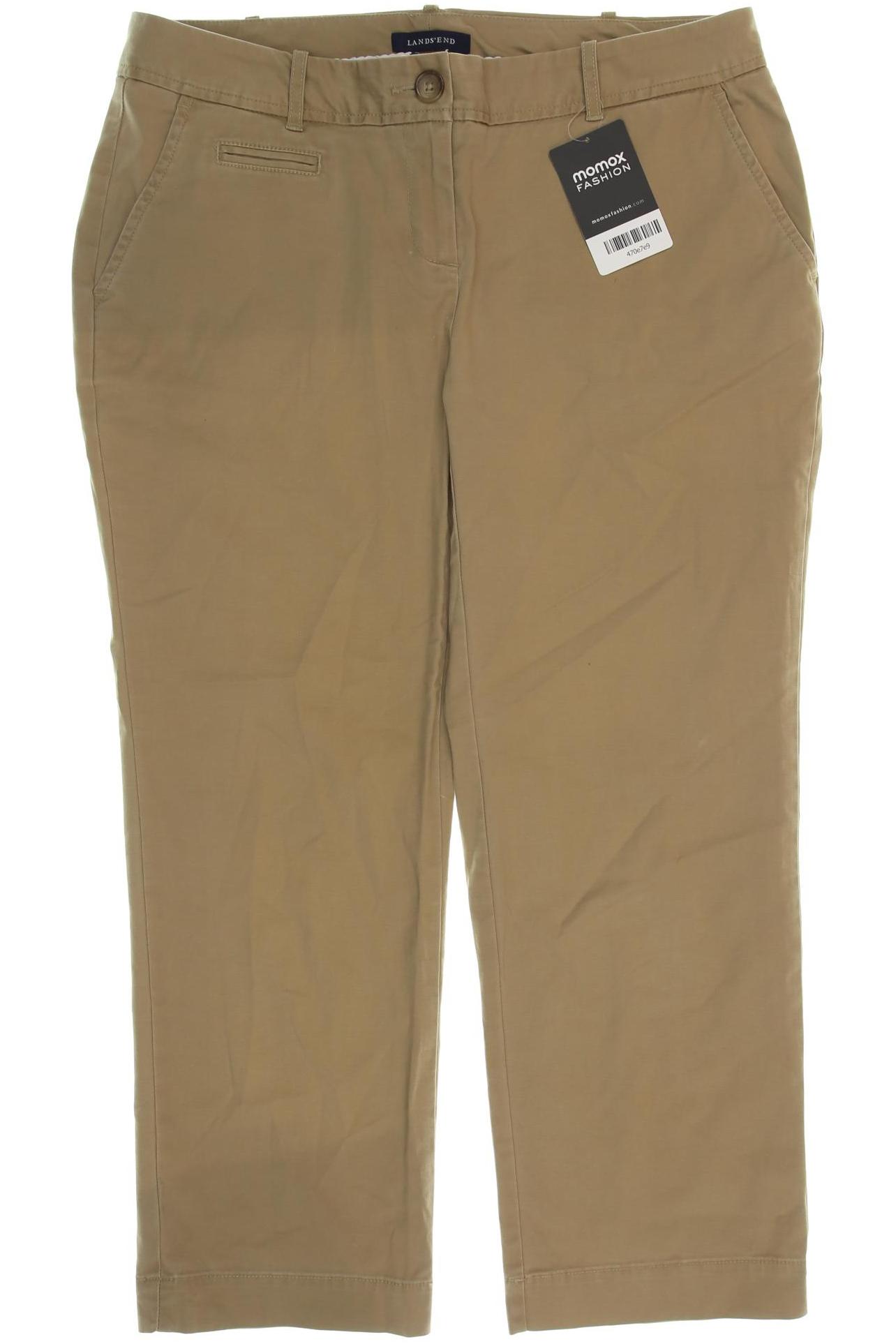 

Lands End Damen Stoffhose, beige, Gr. 34
