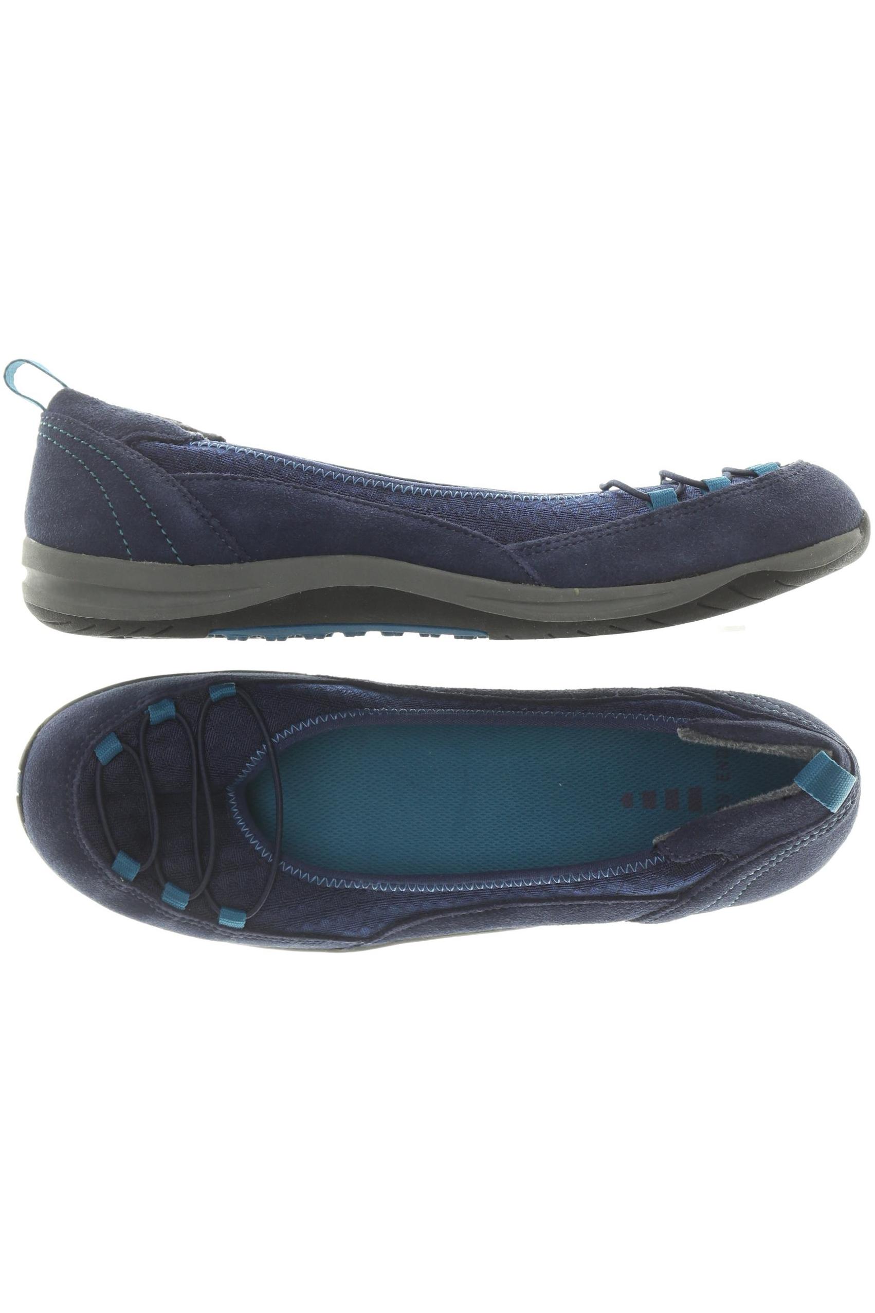 

Lands End Damen Ballerinas, blau, Gr. 42.5