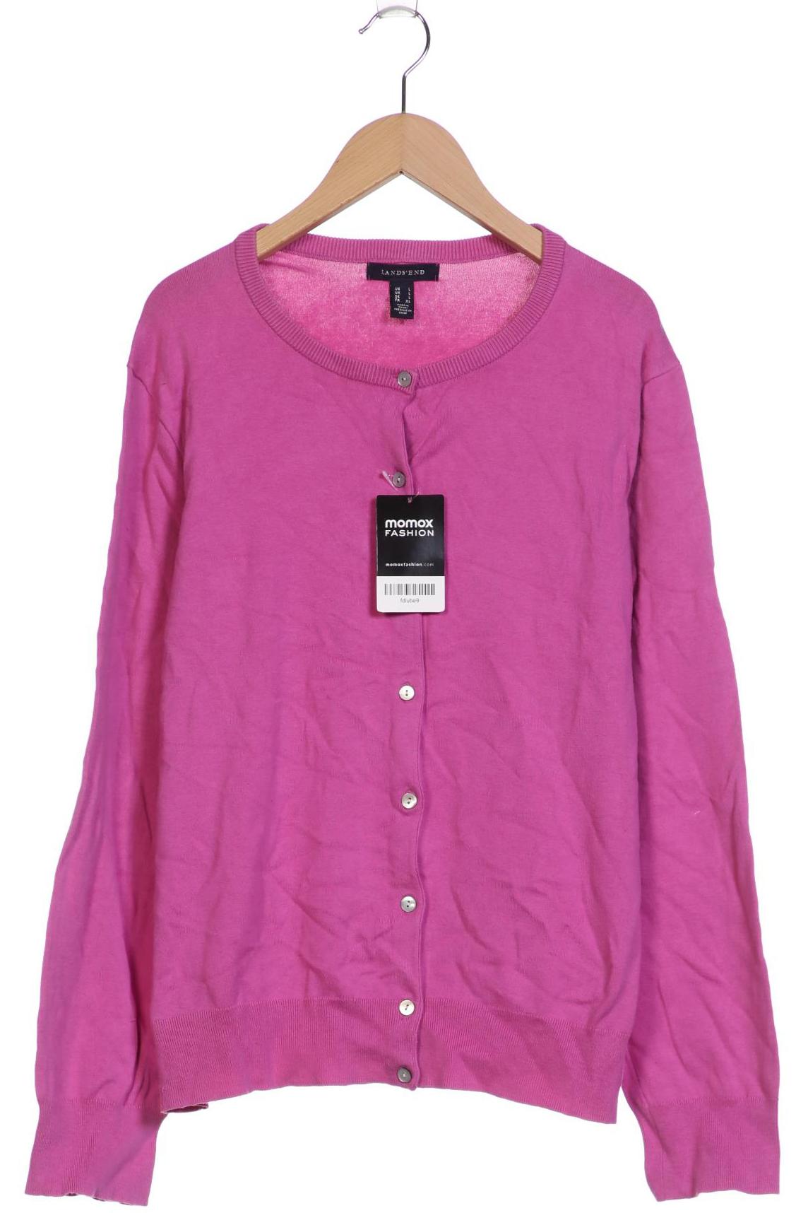 

Lands End Damen Strickjacke, pink, Gr. 42