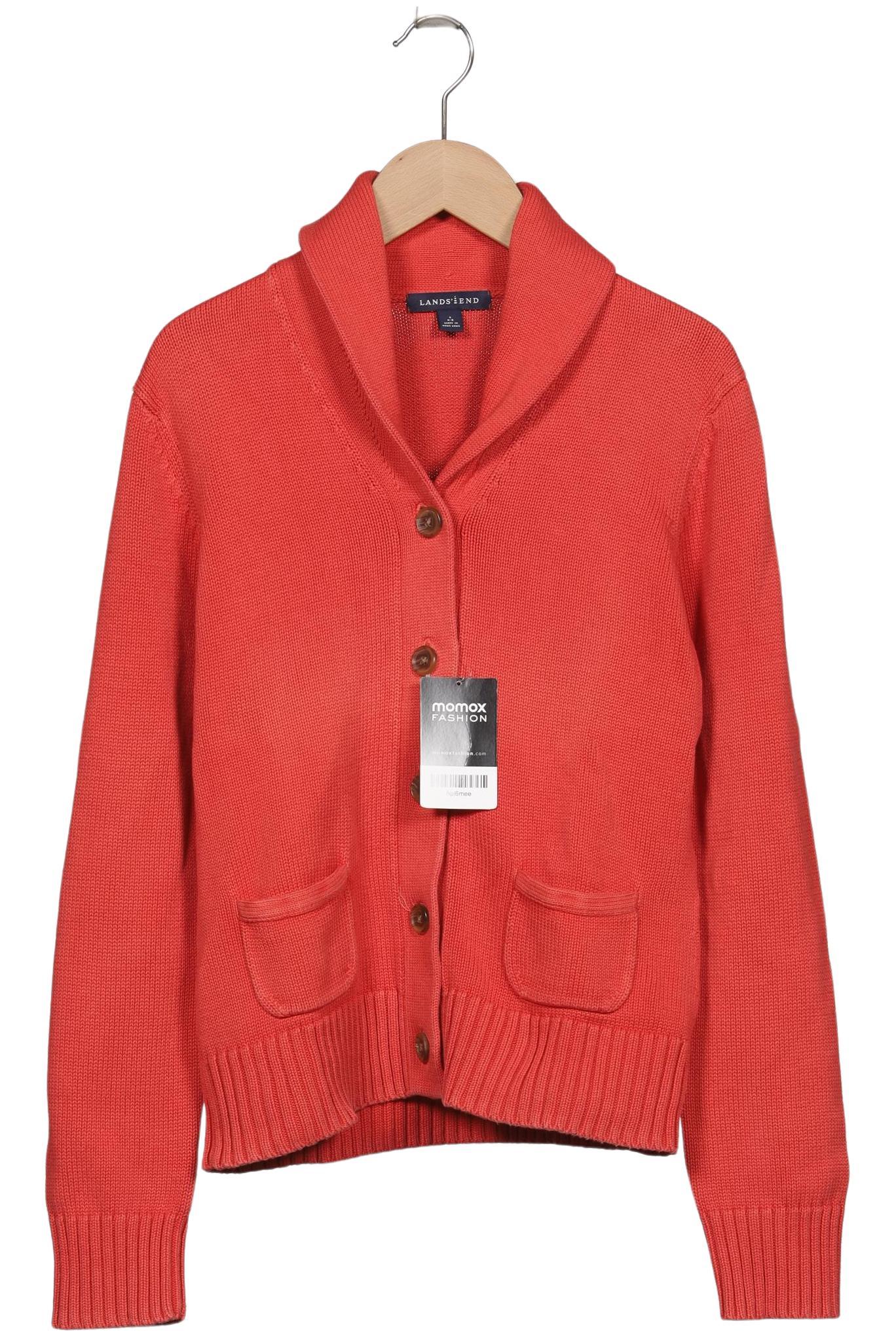 

Lands End Damen Strickjacke, rot, Gr. 36