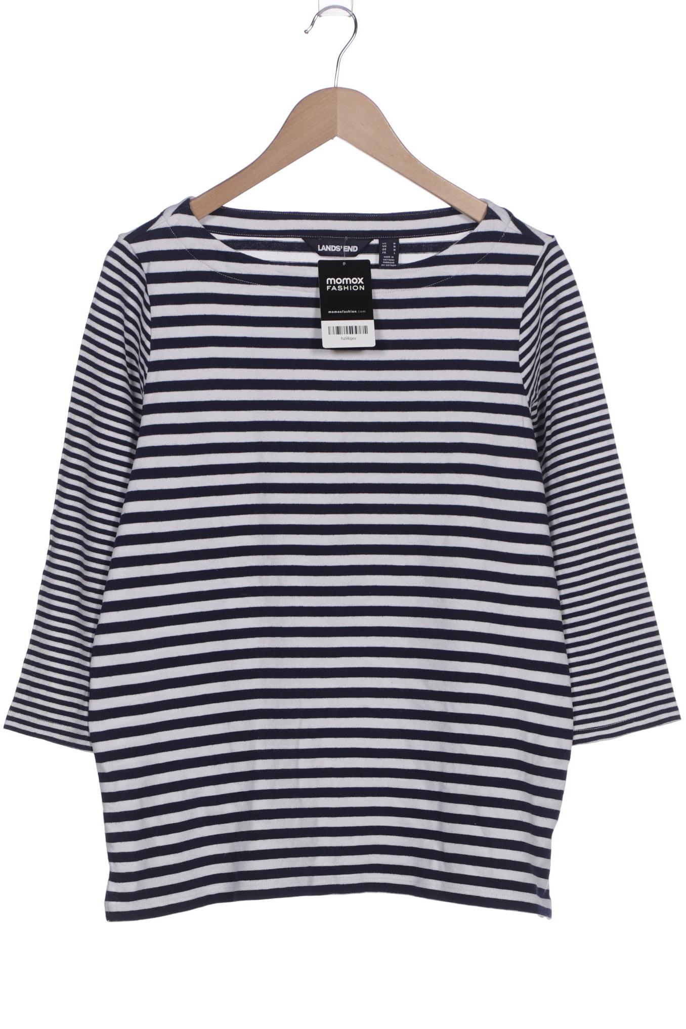 

Lands End Damen Langarmshirt, marineblau, Gr. 38