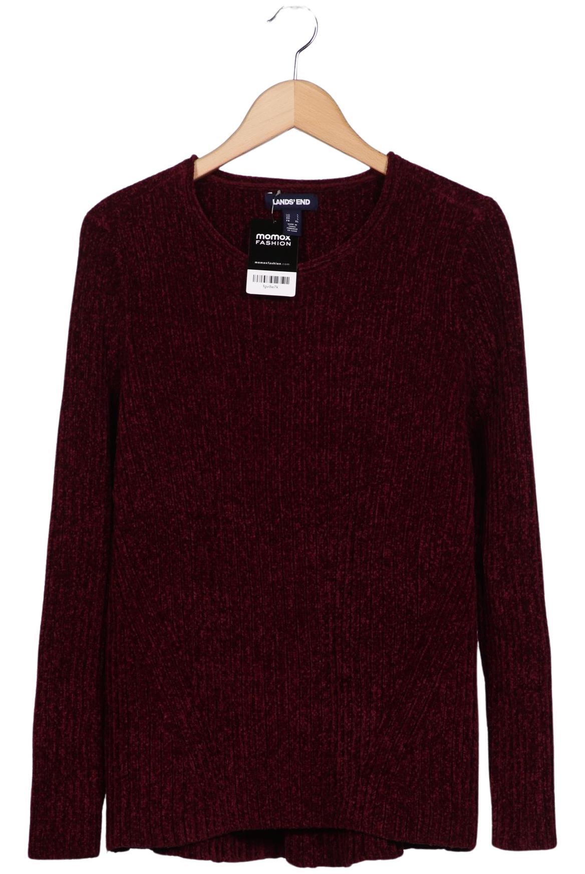 

Lands End Damen Pullover, bordeaux, Gr. 42