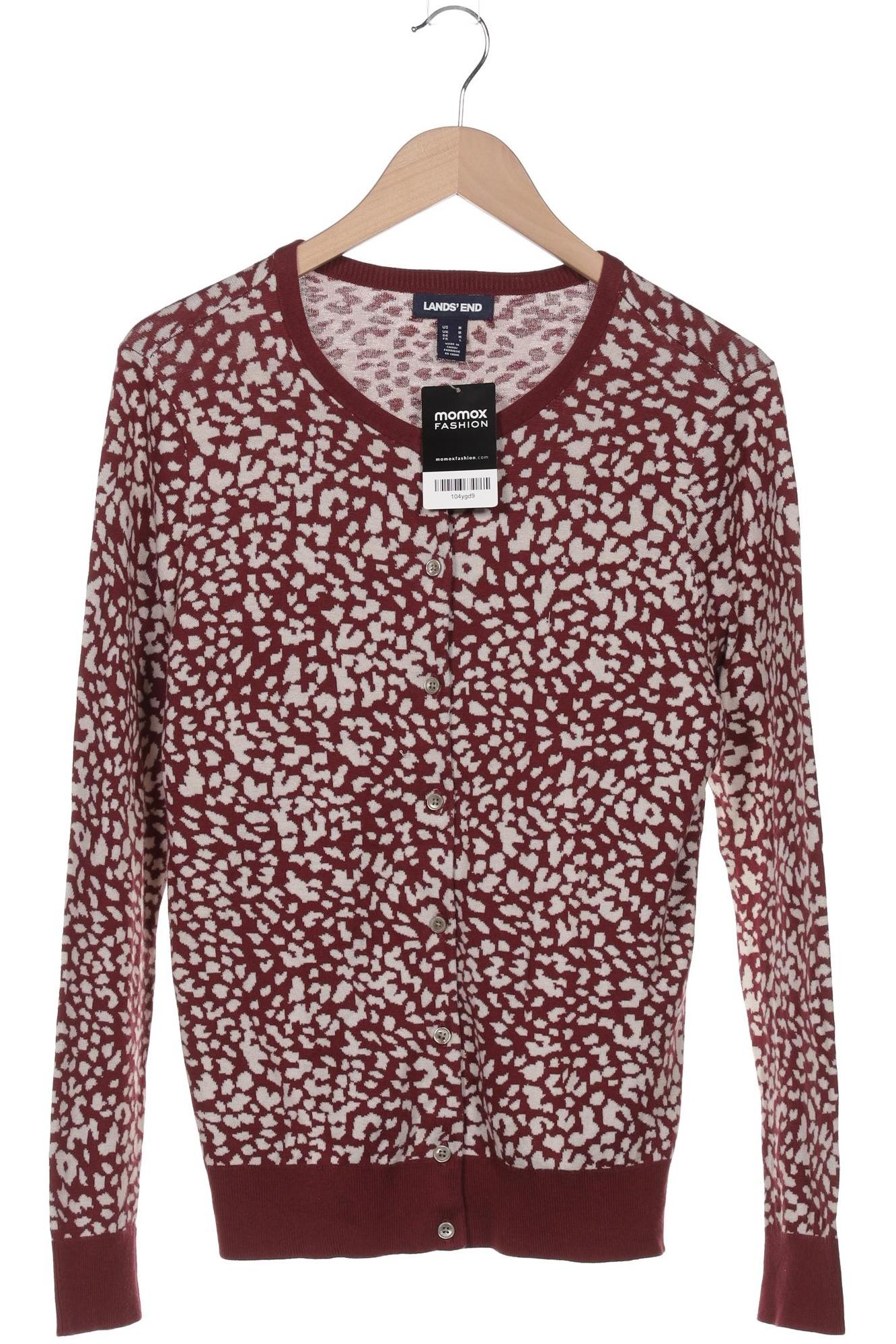 

Lands End Damen Strickjacke, bordeaux, Gr. 38