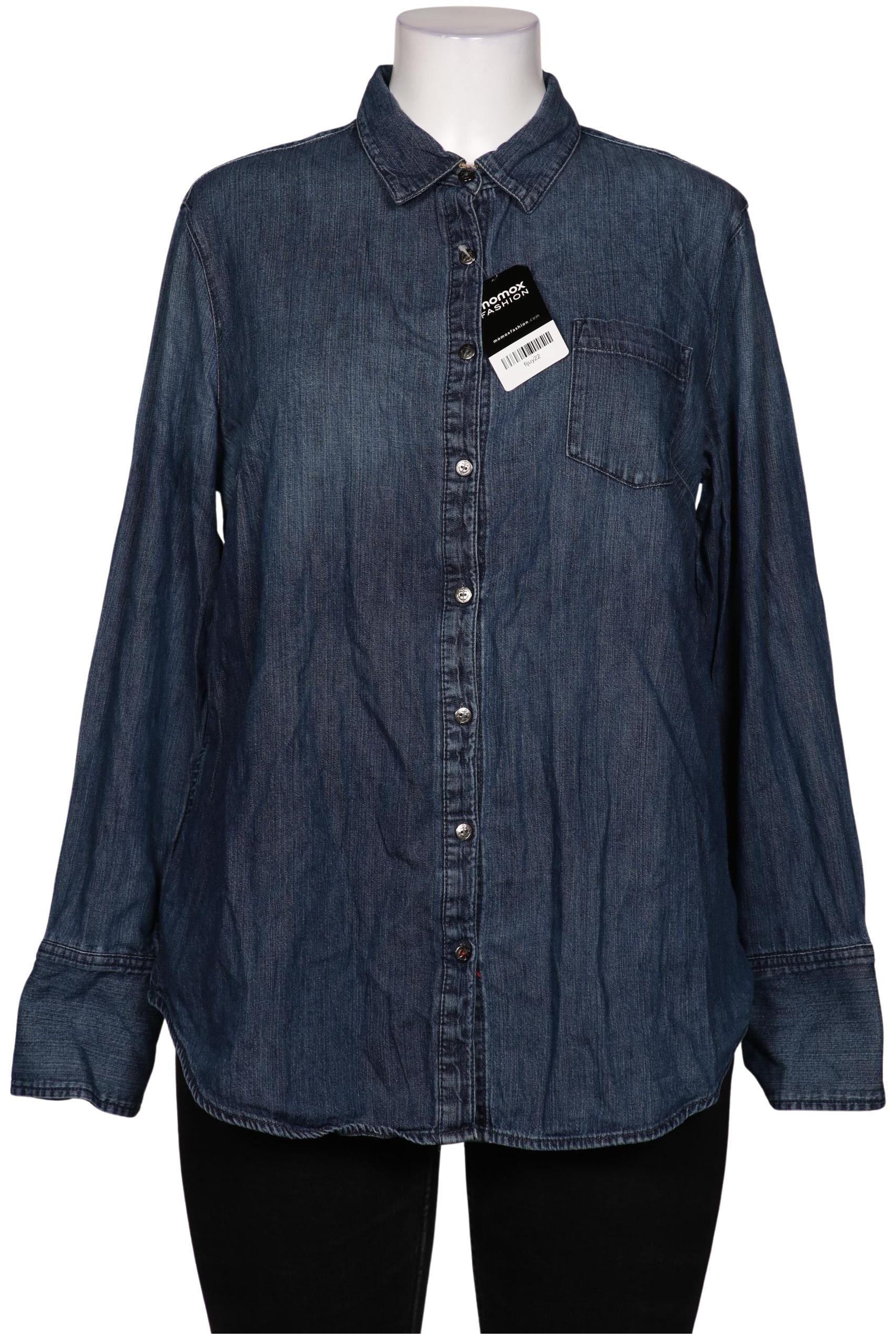 

Lands End Damen Bluse, blau, Gr. 46