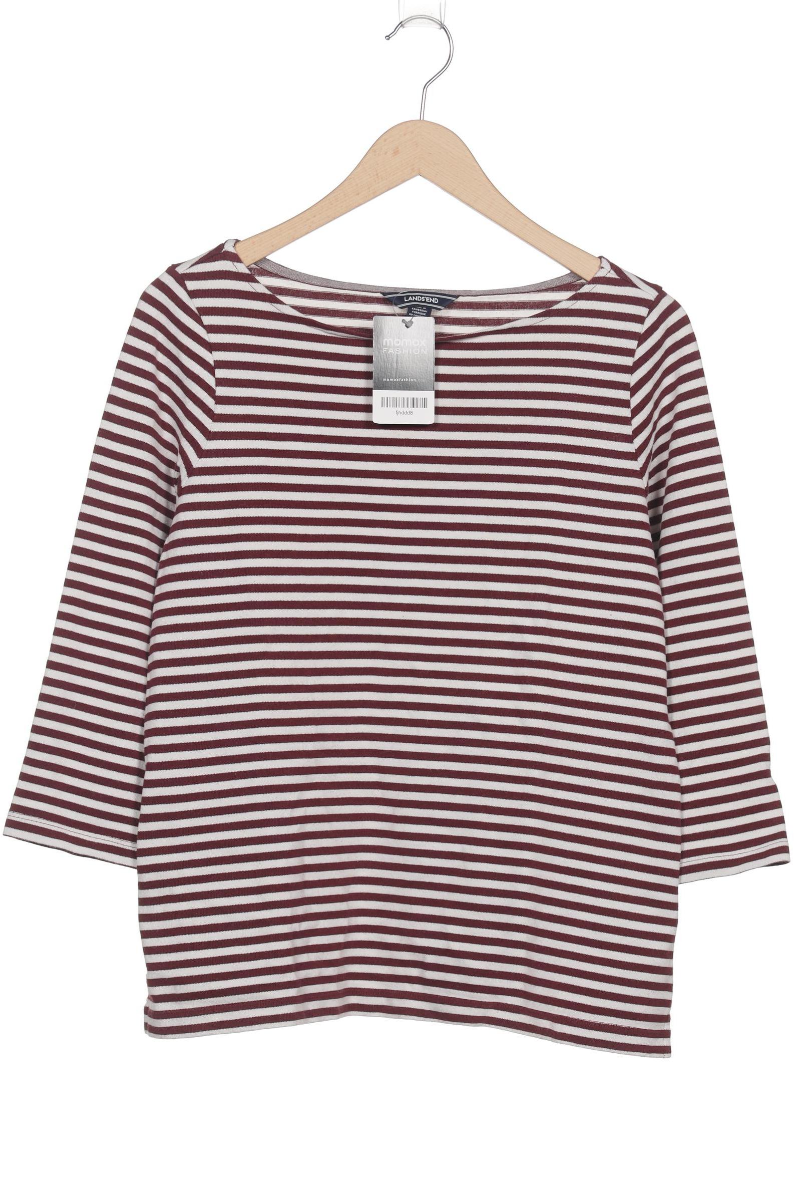 

Lands End Damen Langarmshirt, bordeaux, Gr. 38