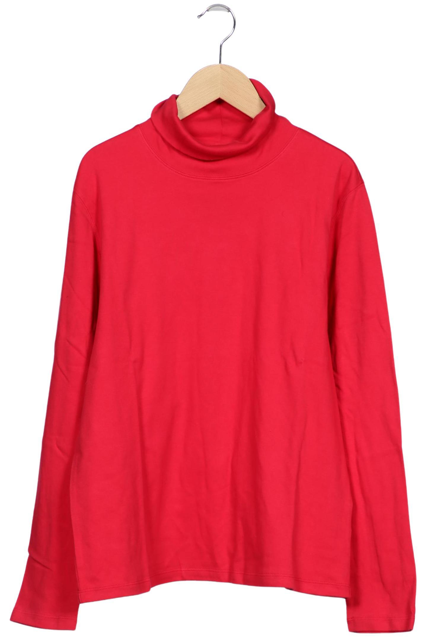 

Lands End Damen Langarmshirt, rot, Gr. 38