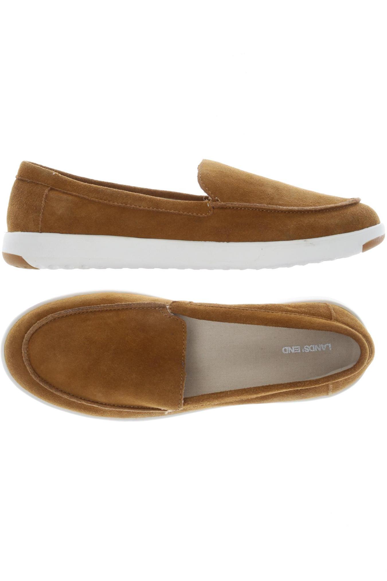 

Lands End Damen Halbschuh, braun, Gr. 40